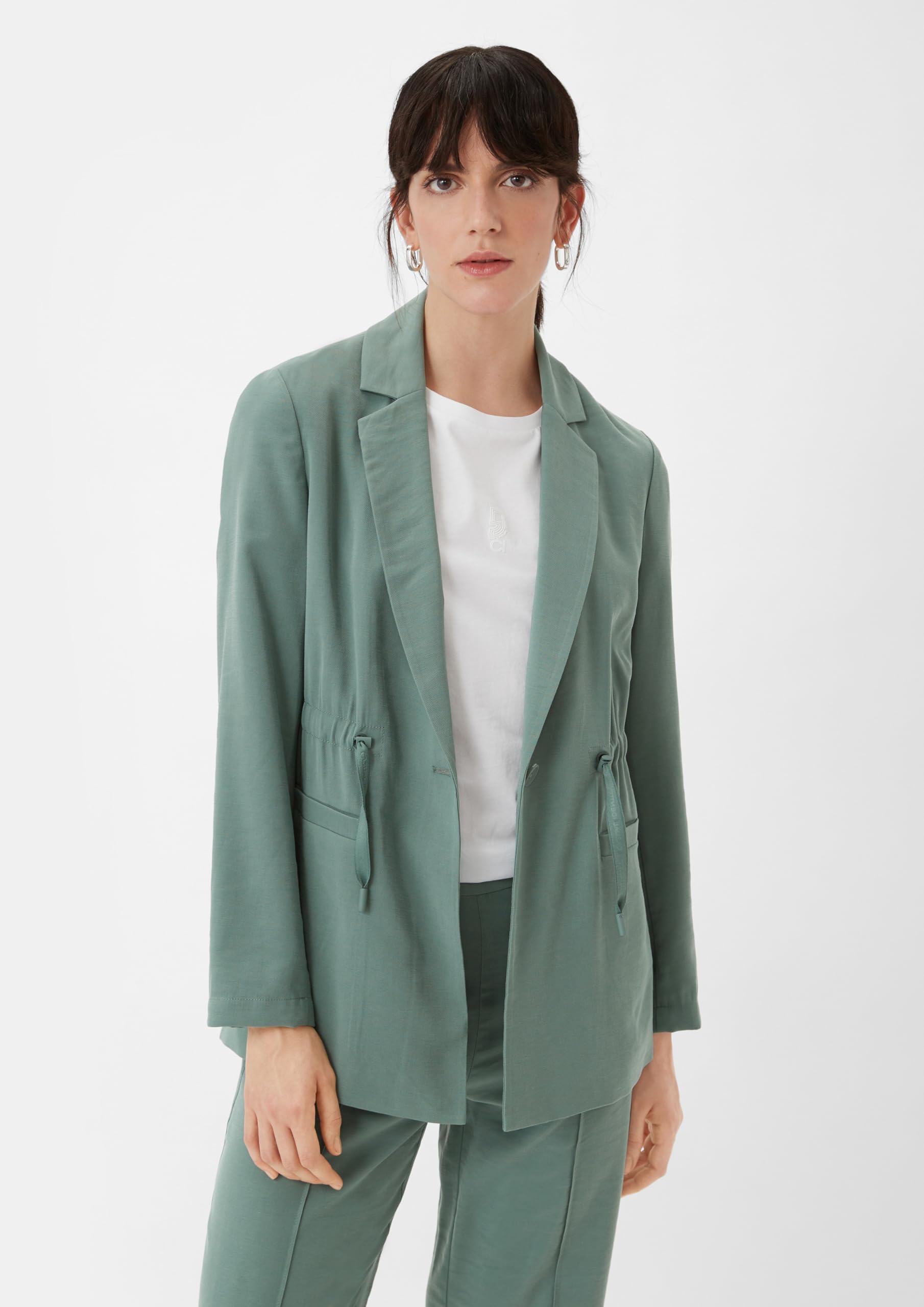 comma-viskosetwill-blazer-salbeigr-n-gr-42-damenblazer image 5