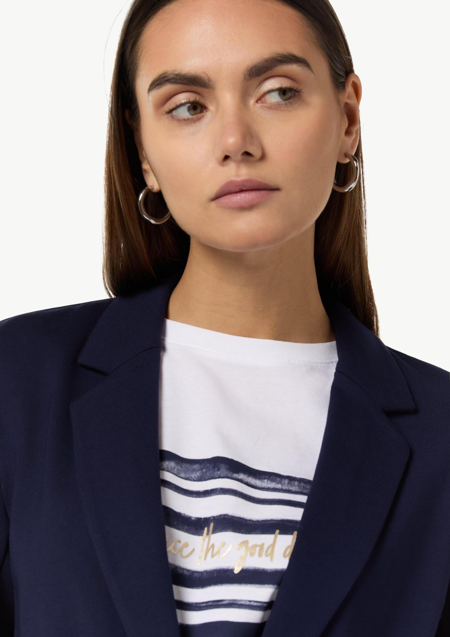 comma-jersey-blazer-gr-34-navy-elastisch image 5