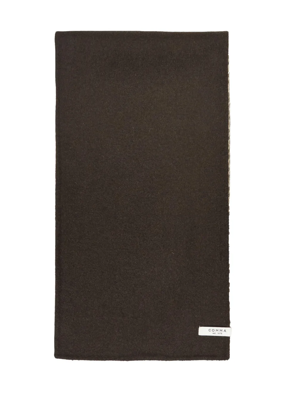 comma-accessoires-tuch-jacquard-doubleface-braun image 1
