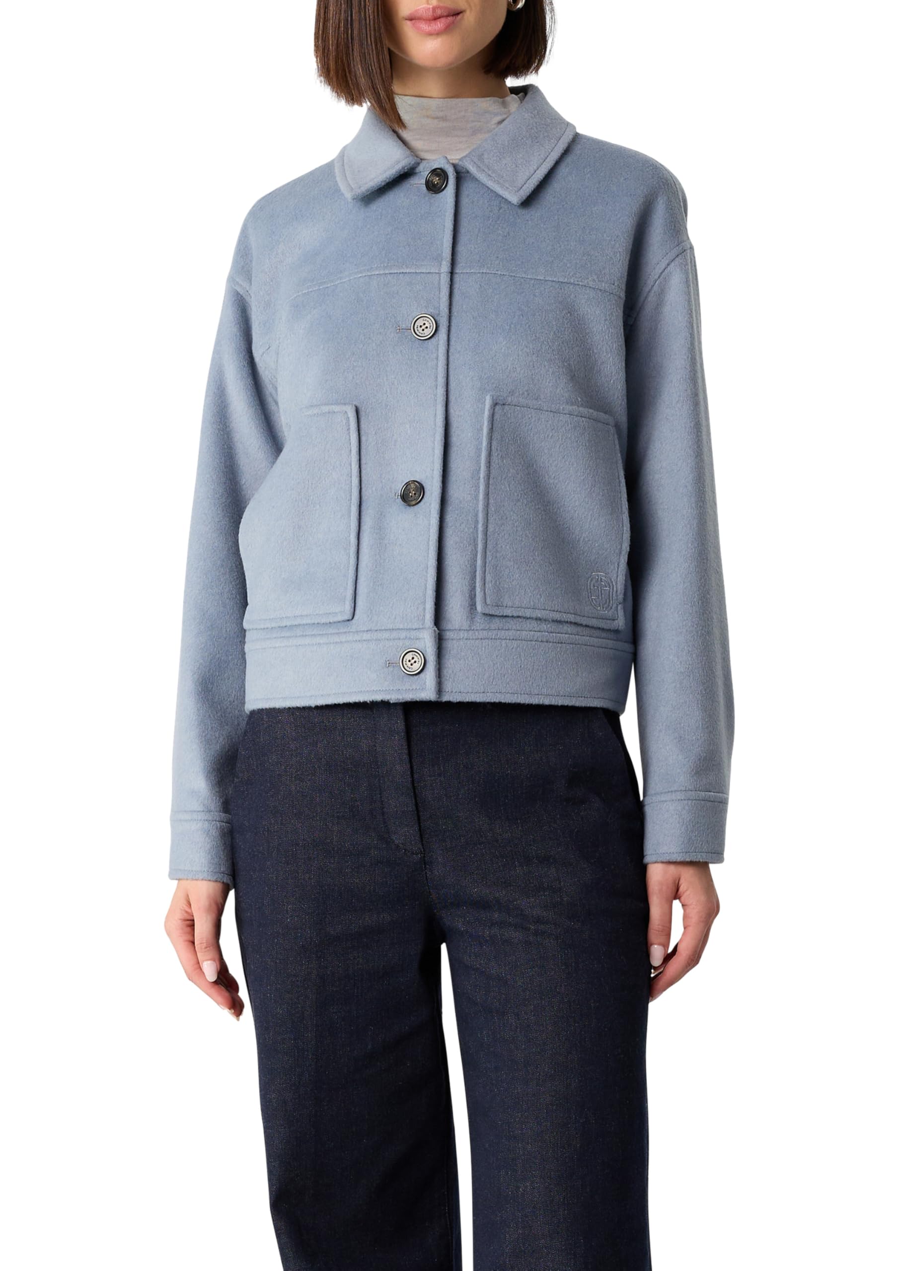comma-jacke-damen-wollmix-bomber-oversize-gr-46 image 1