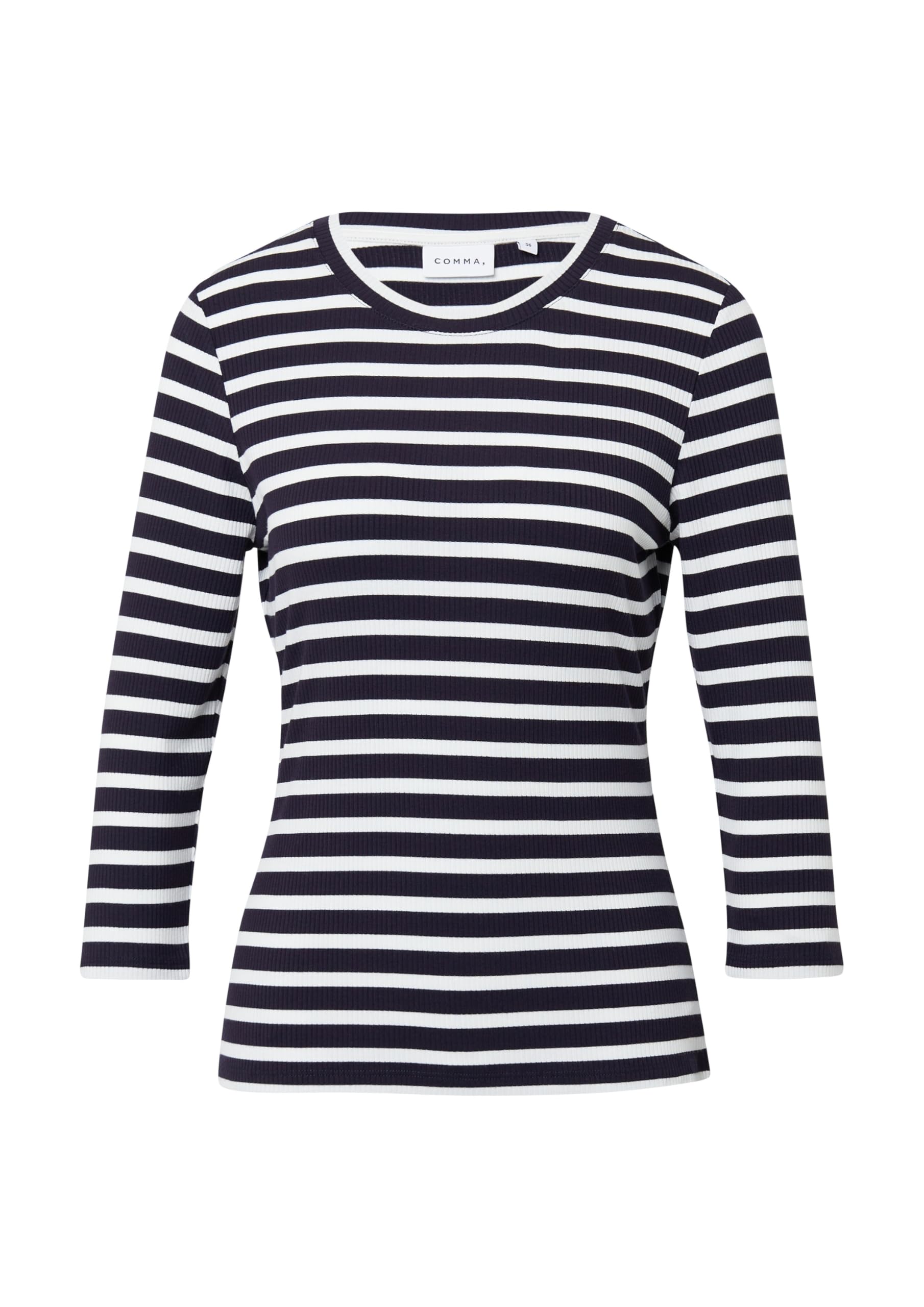 comma-2171391-t-shirt-damenshirt-gr-40-gestreift image 4