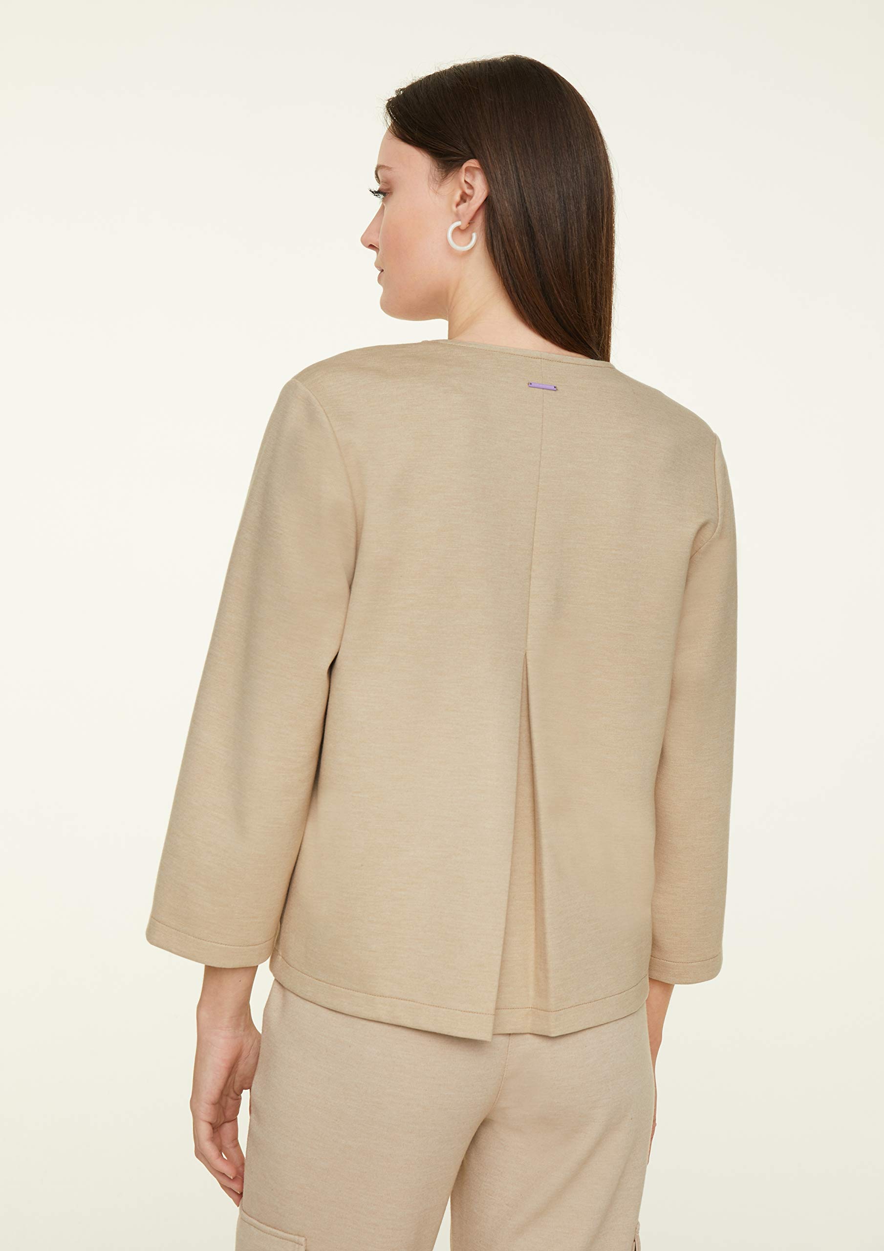 comma-damen-blazerjacke-sand-melange-clean image 5