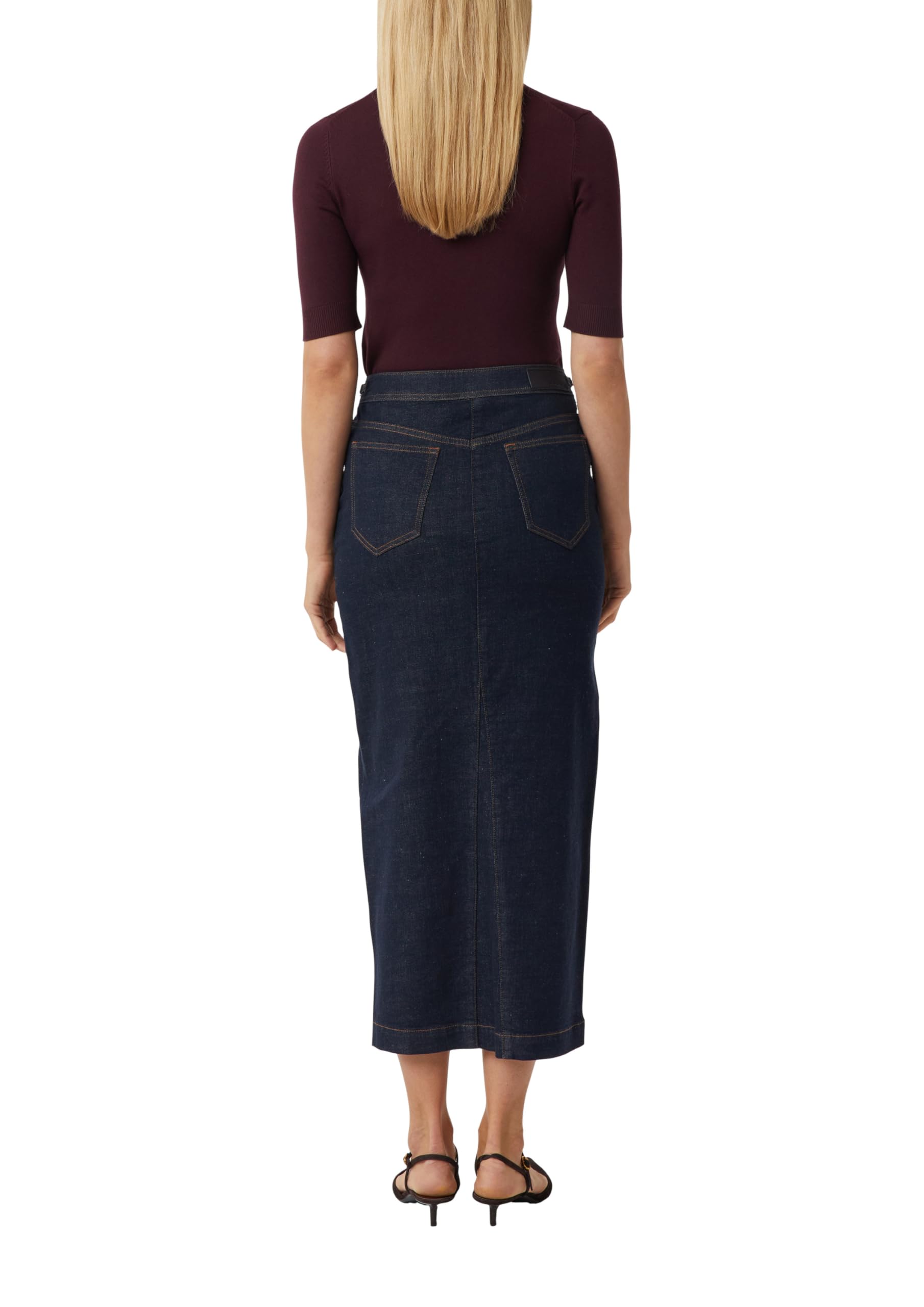 comma-skirts-jeans-rock-lang-denim-maxirock image 2