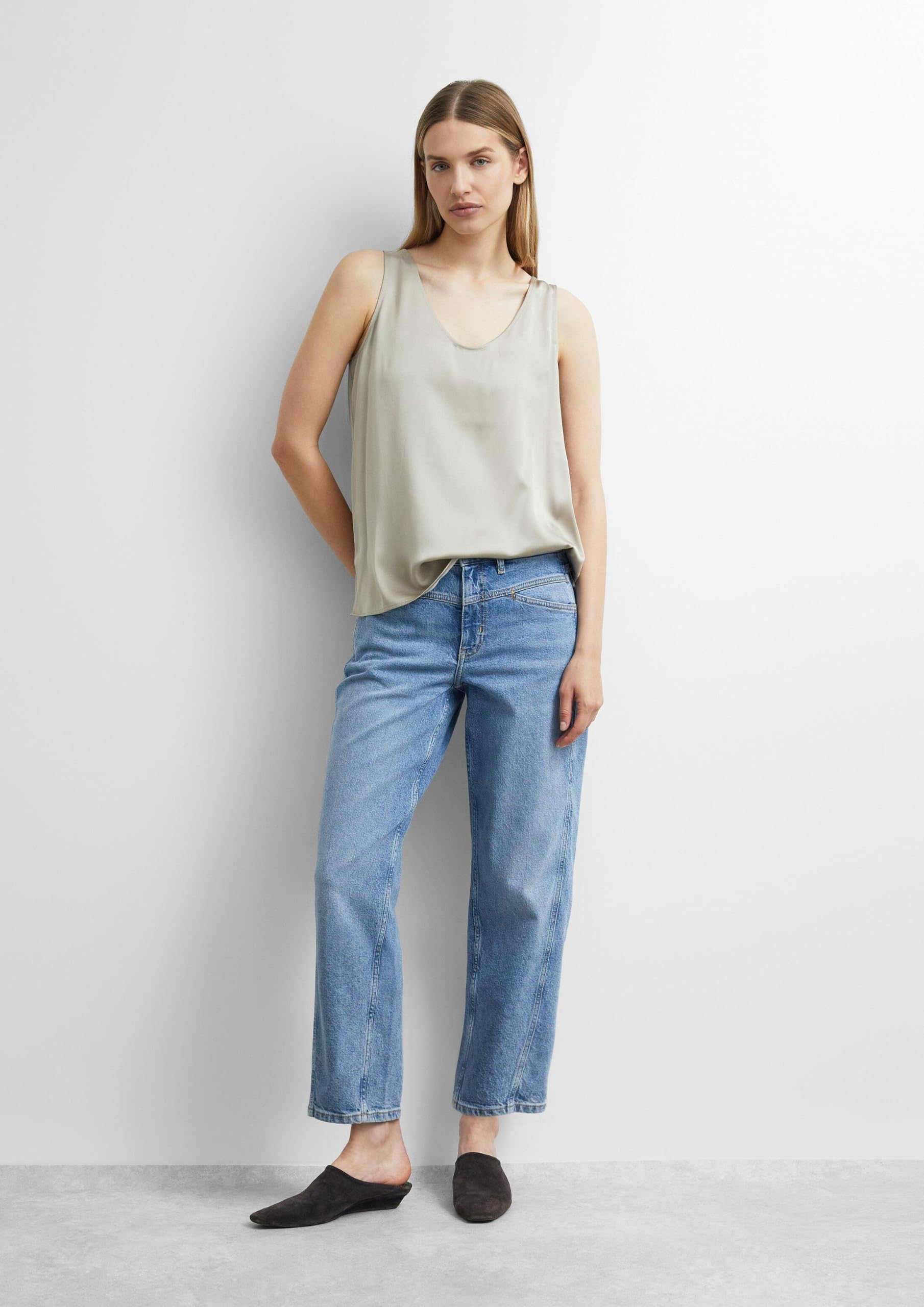 comma-jeans-barrel-leg-jeans-gr-e-34-mid-rise-crop image 6