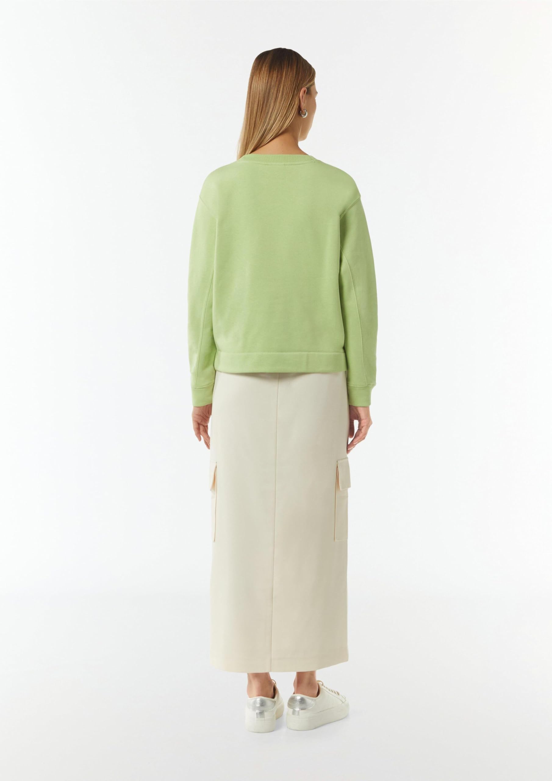 comma-sweatshirt-baumwollmix-damen-mit-stickerei image 6