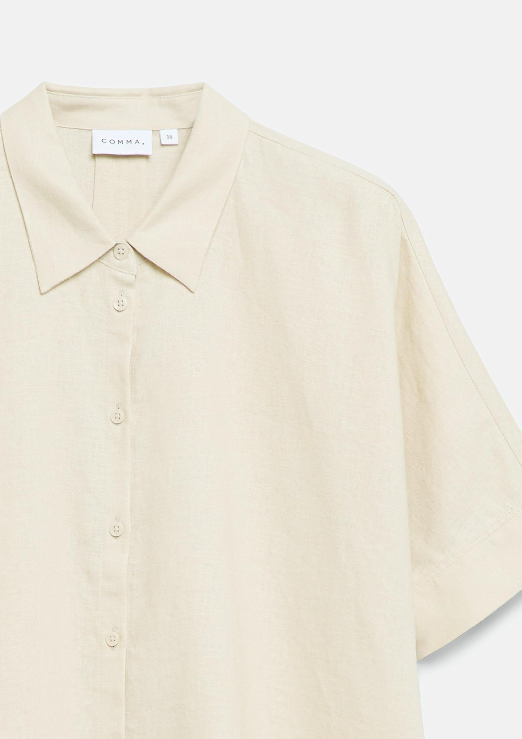 comma-bluse-oversize-beige-gr-34-leinenmix image 5