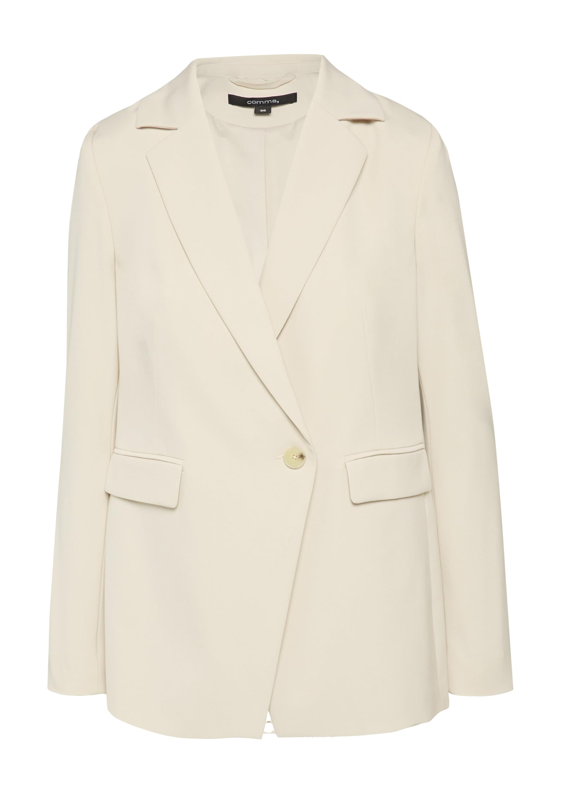 comma-hochwertiger-blazer-mit-asymmetrischem-verschluss-gr-42-smaragd image 3