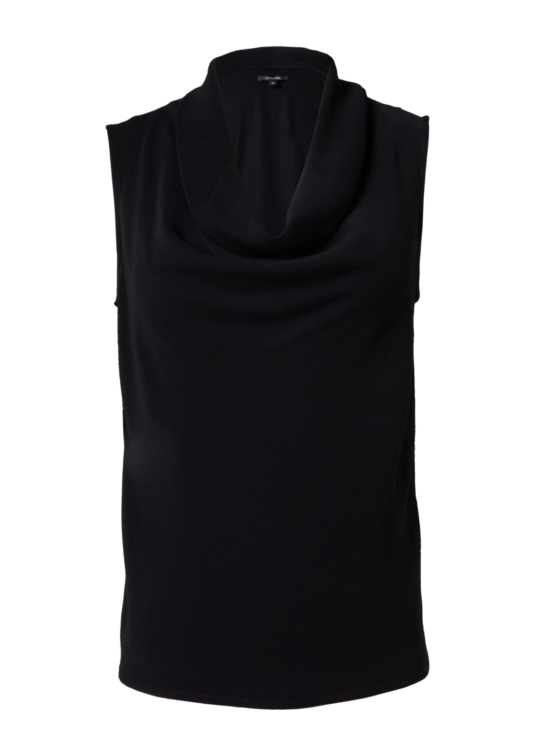 comma-top-mit-wasserfallkragen-shirt-gr-e-42-schwarz image 3