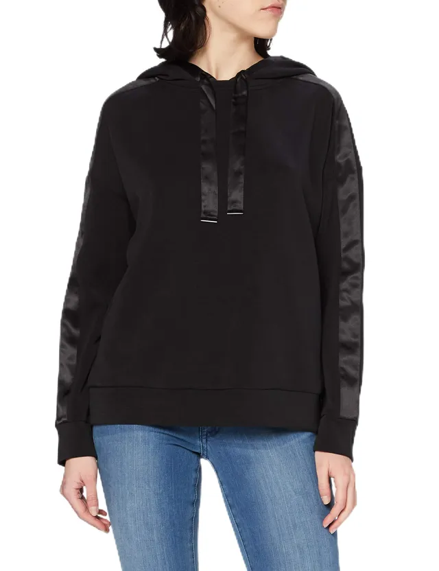 comma-sweatshirt-damen-mit-kapuze-satin-gr-e-34 image 1