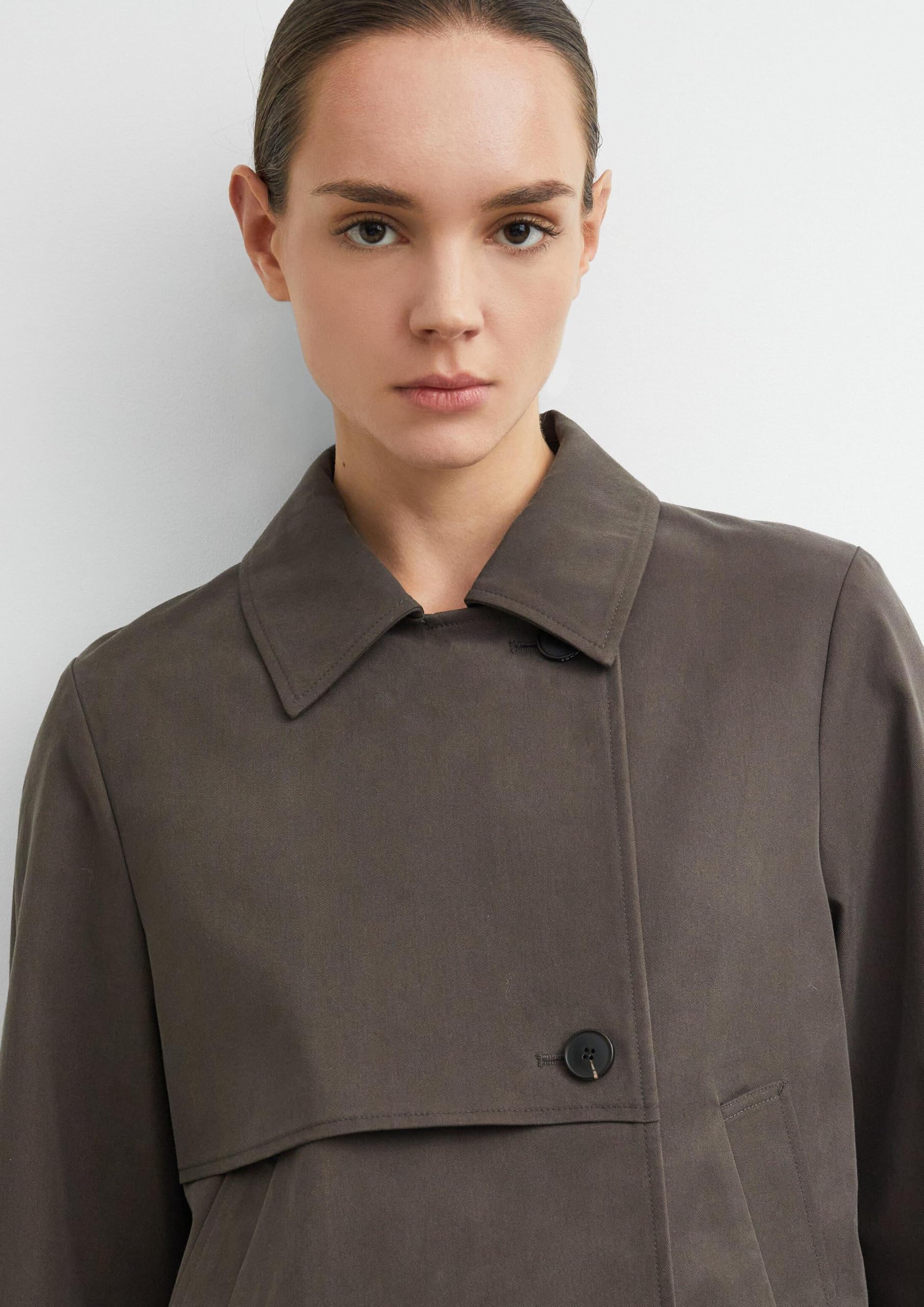 comma-indoor-jacke-boxy-beige-gr-34-mit-hemdkragen image 3