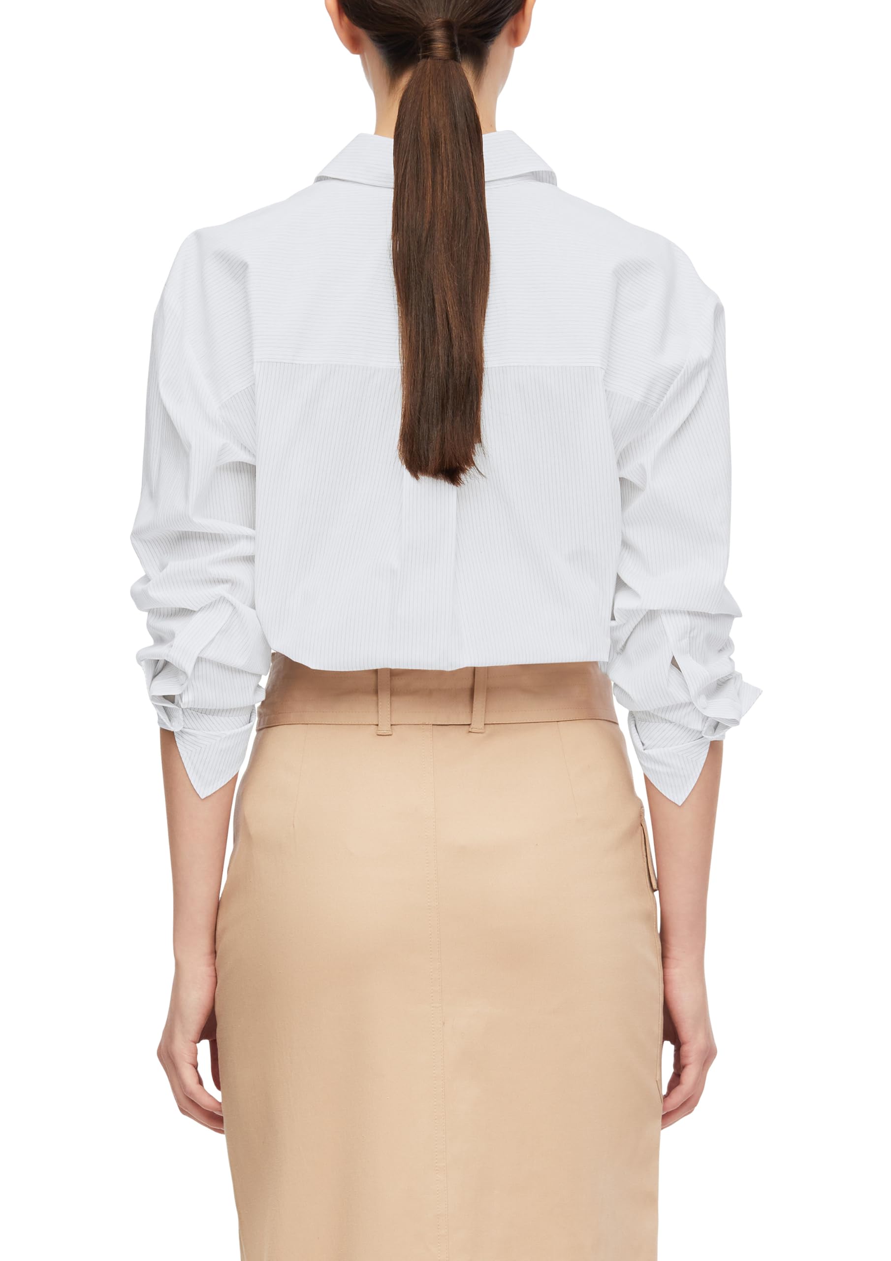 comma-bluse-damen-streifen-popeline-langarm-gr-42-relaxed-fit image 2
