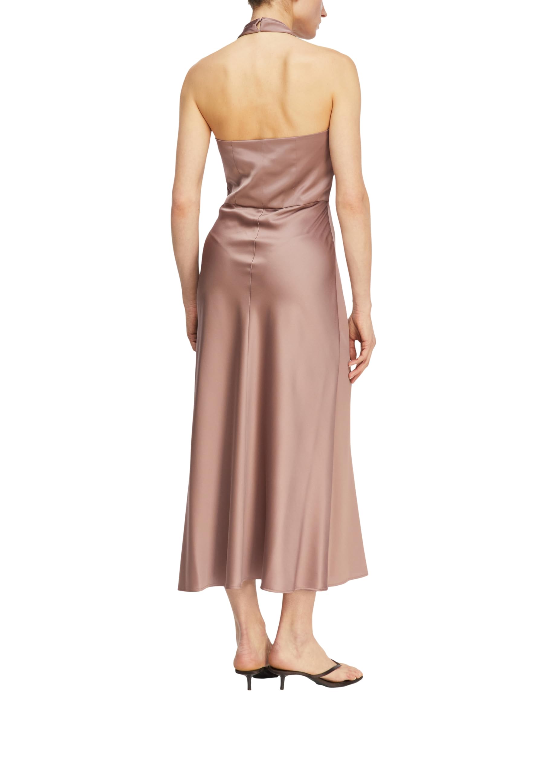 comma-satinkleid-mit-neckholder-kleid-40-altrosa image 2