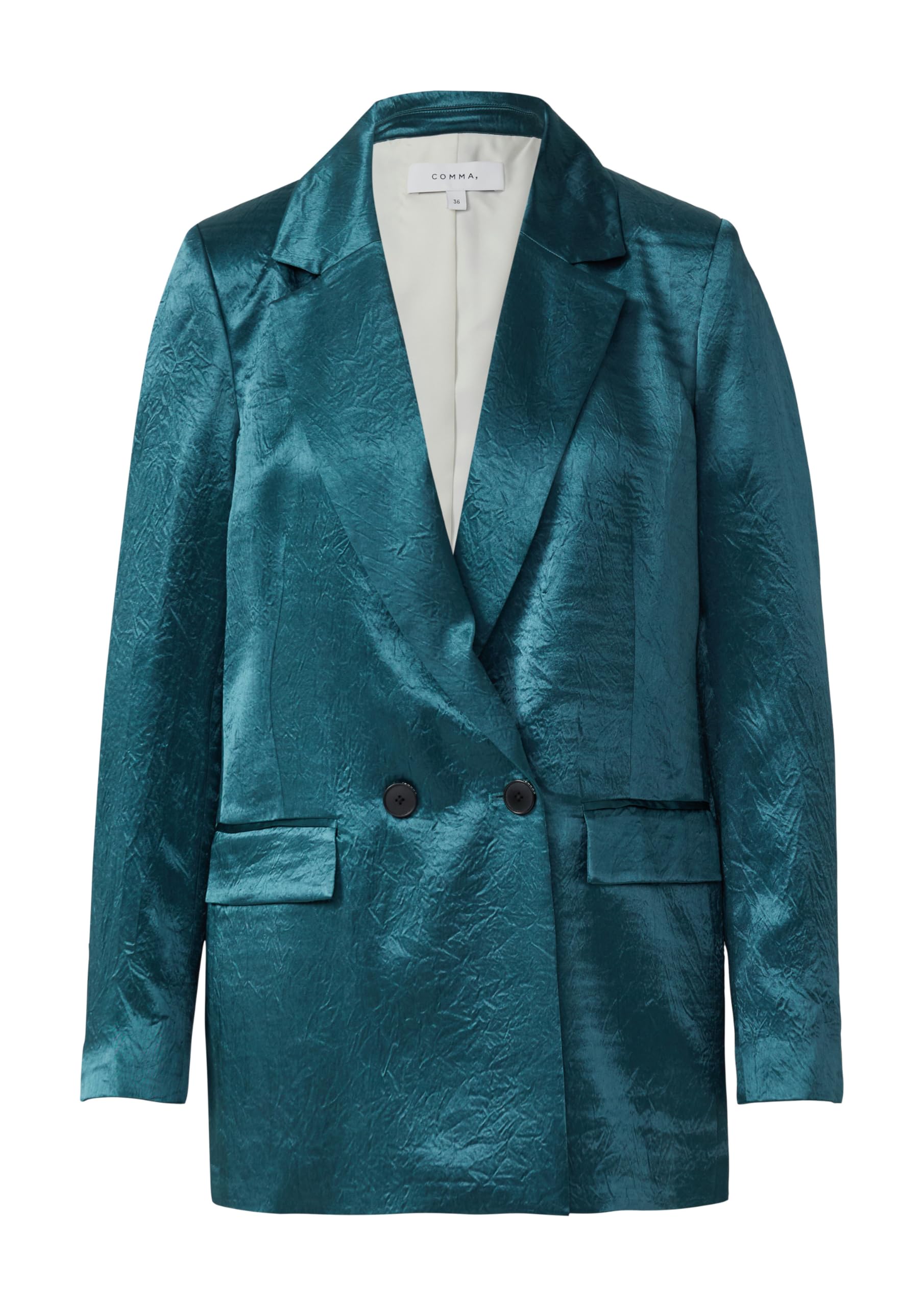 comma-blazer-crinkle-satin-tailliert-loose-fit image 3