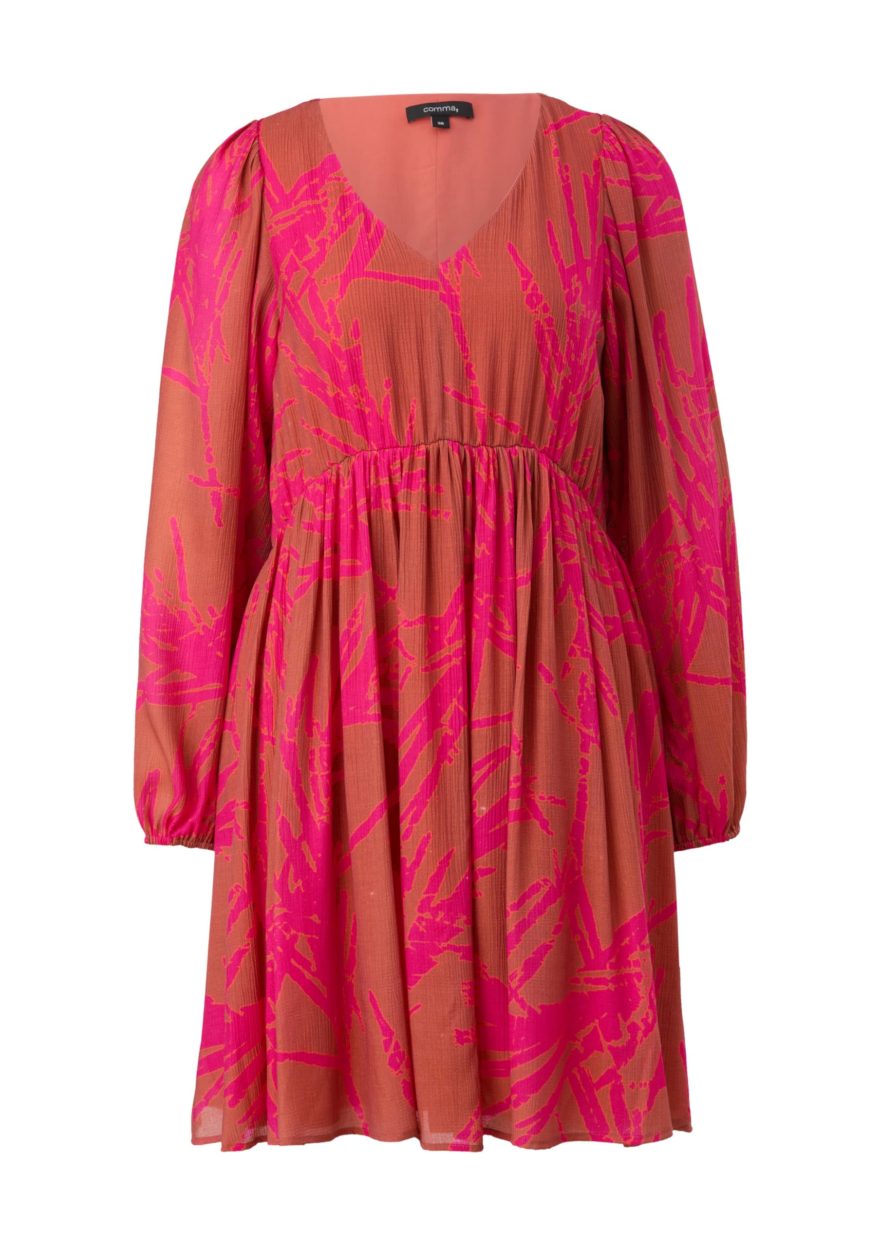 comma-kleid-dobby-struktur-allover-print-gr-34 image 3