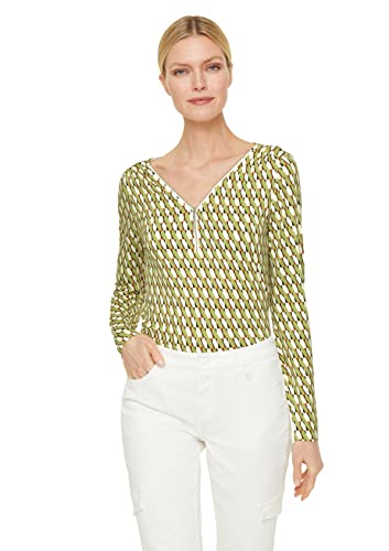 comma-langarm-shirt-gemustert-t-shirt-damen image 7