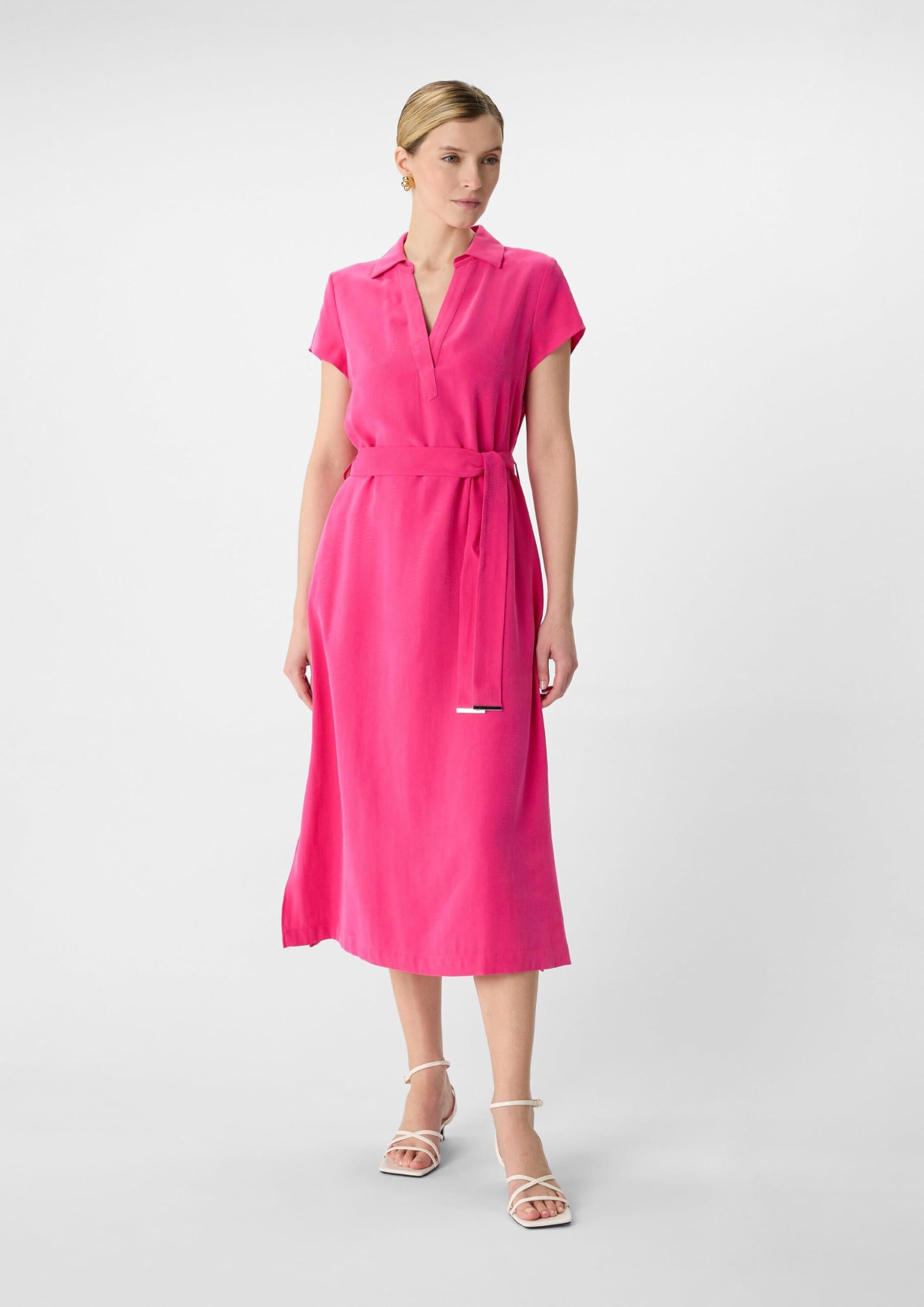 comma-midikleid-v-ausschnitt-altrosa-gr-38 image 7