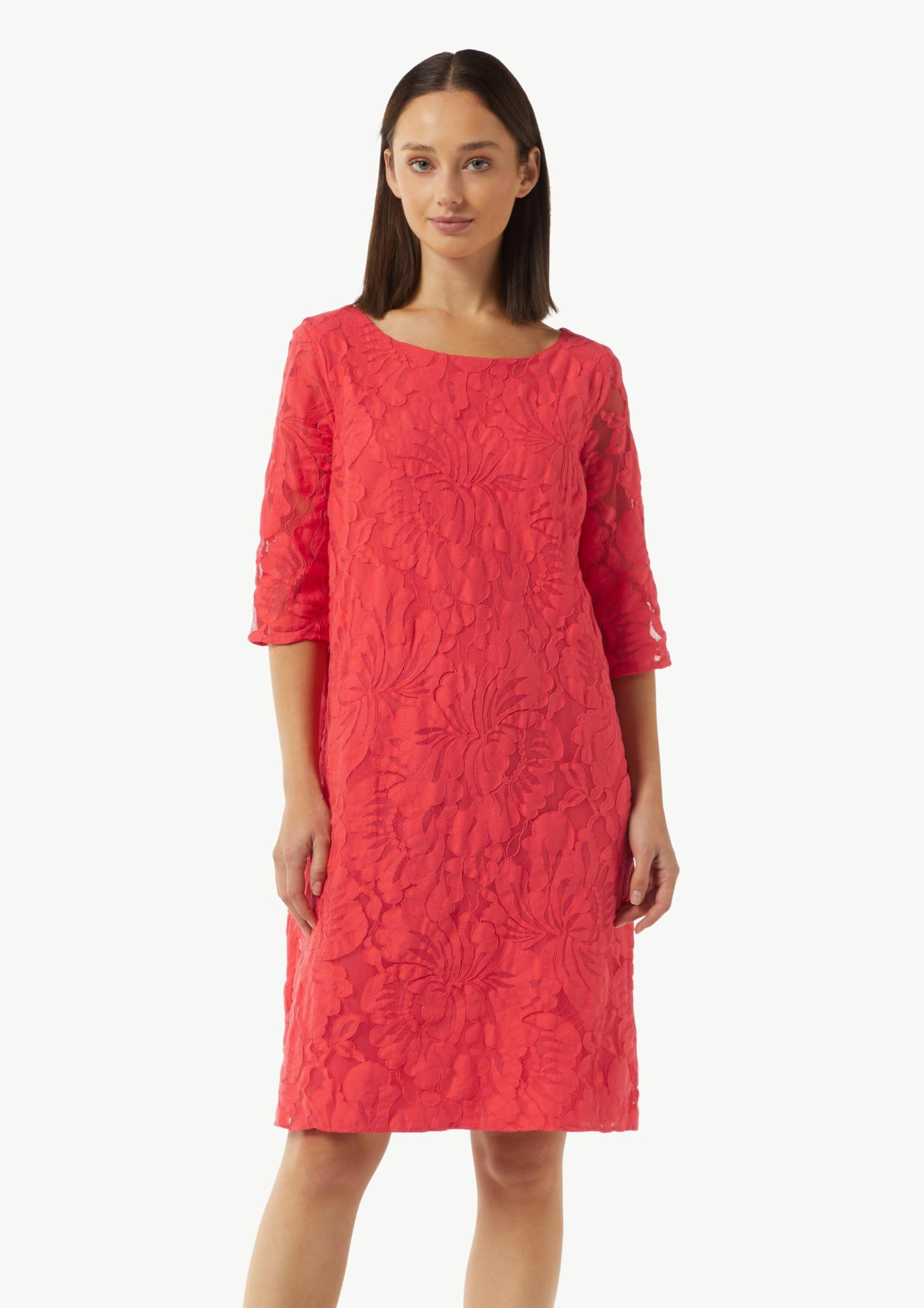 comma-spitzenkleid-pink-4294-kurz-floral image 5