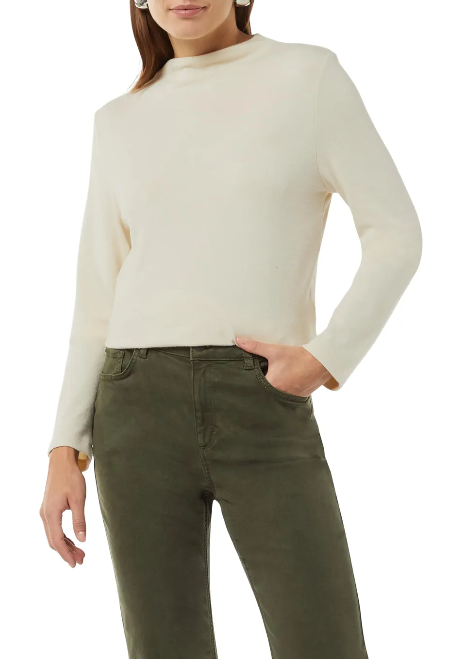 comma-weiches-langarmshirt-mit-stehkragen-shirt-gr-e-38 image 1