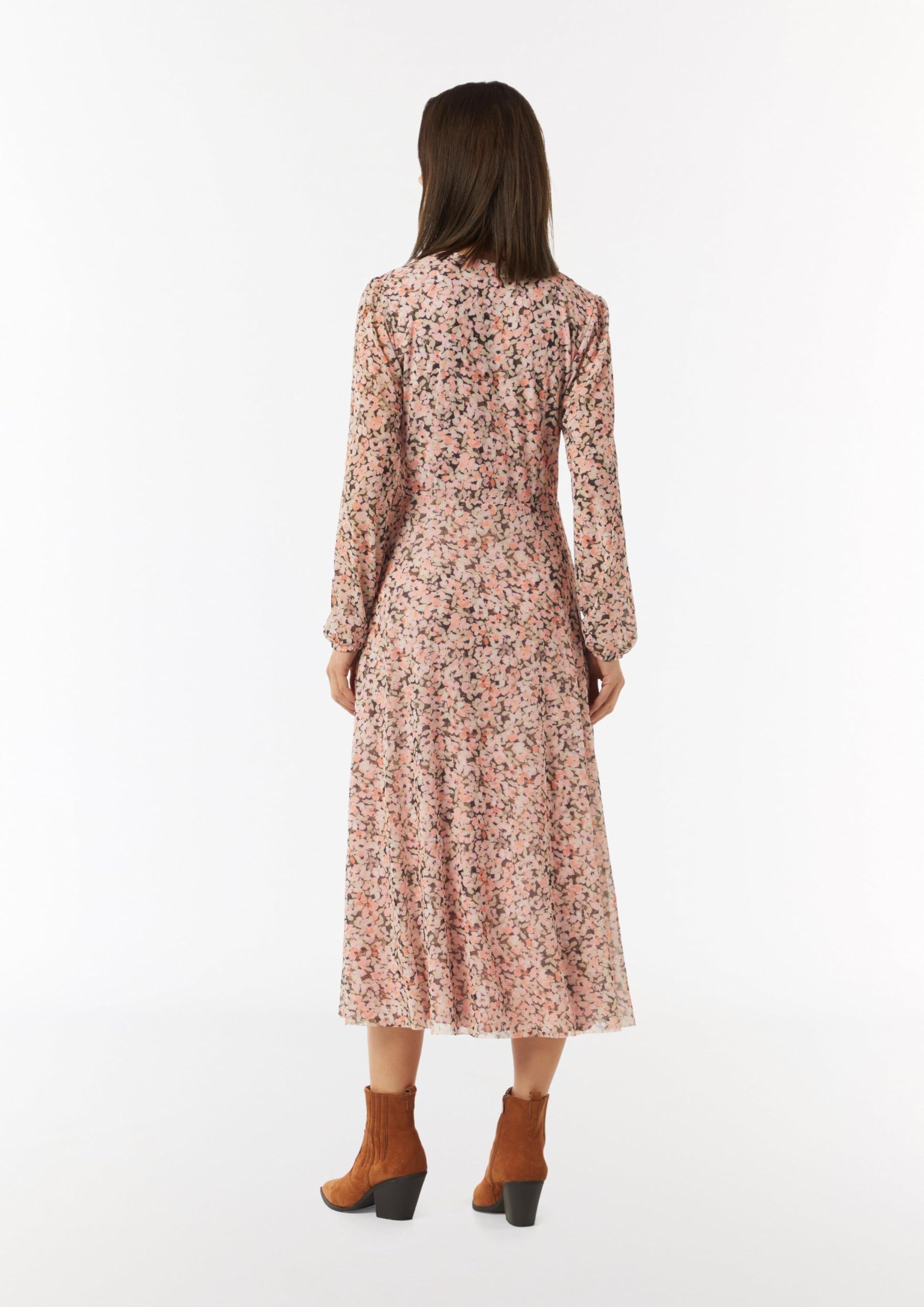comma-midi-wickelkleid-mesh-all-over-print-gr-40 image 6