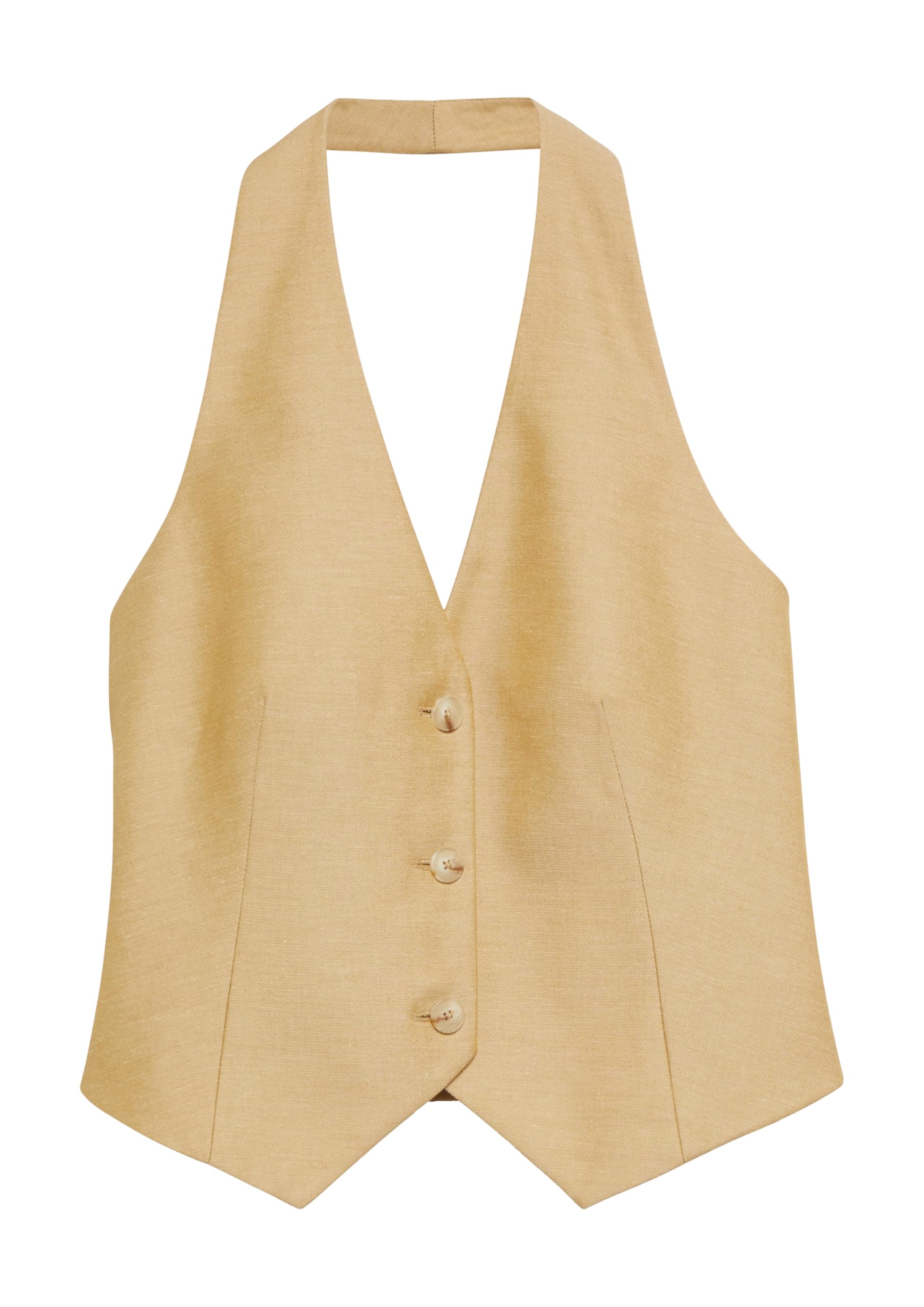 comma-indoor-weste-neckholder-leinenmix-gr-e-36-sandstein image 3