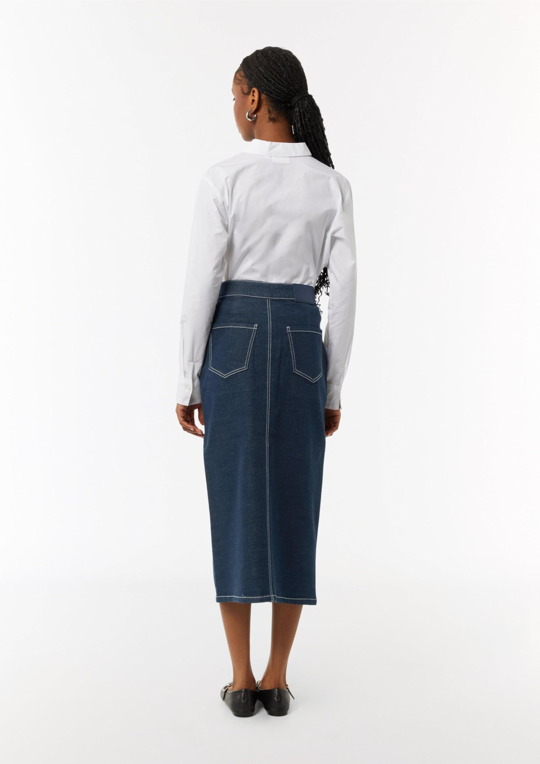 comma-2154828-rock-damen-denim-waschung-gr-38 image 7