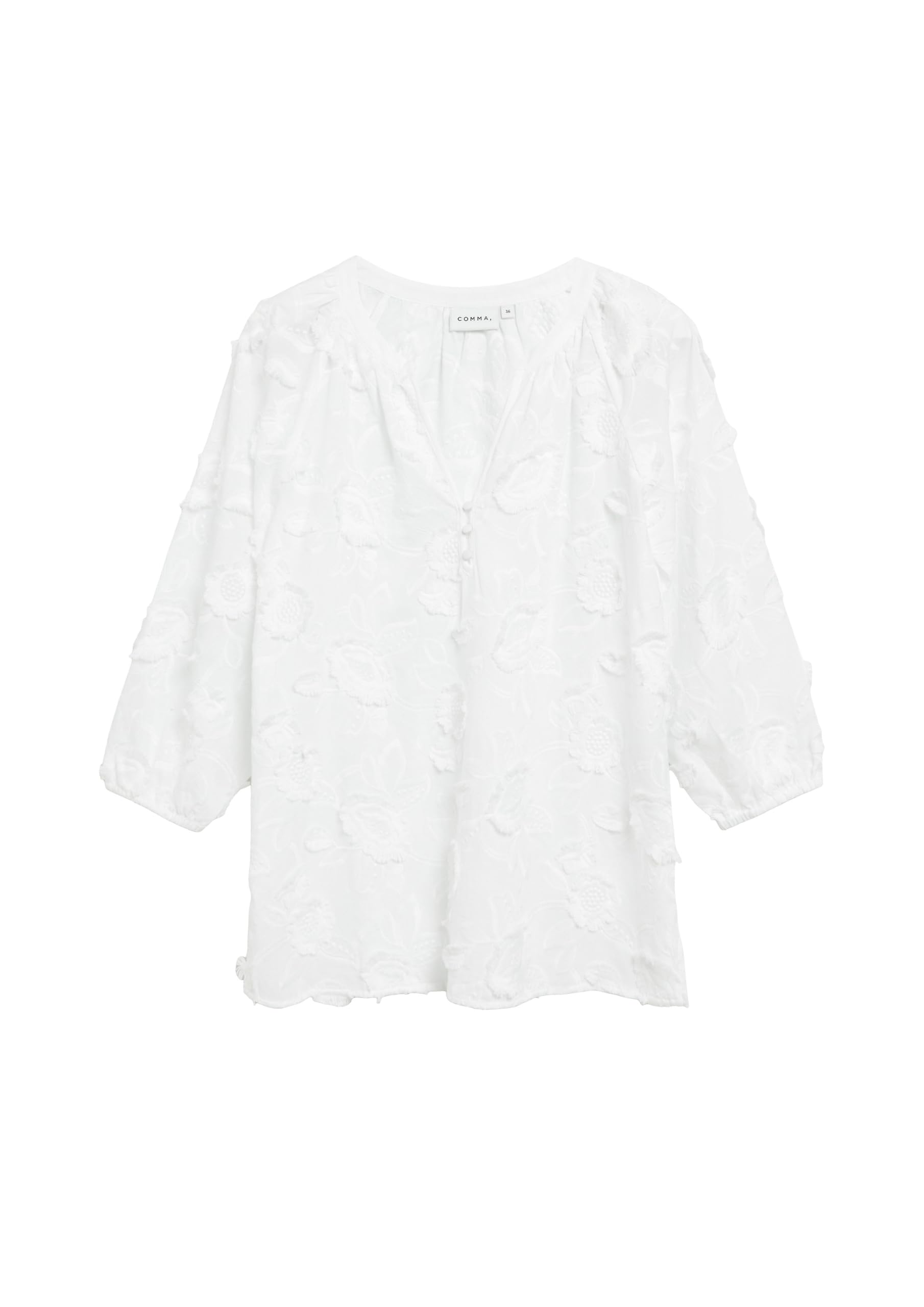 comma-damen-tunika-bluse-voile-stickerei-gr-e-34 image 3