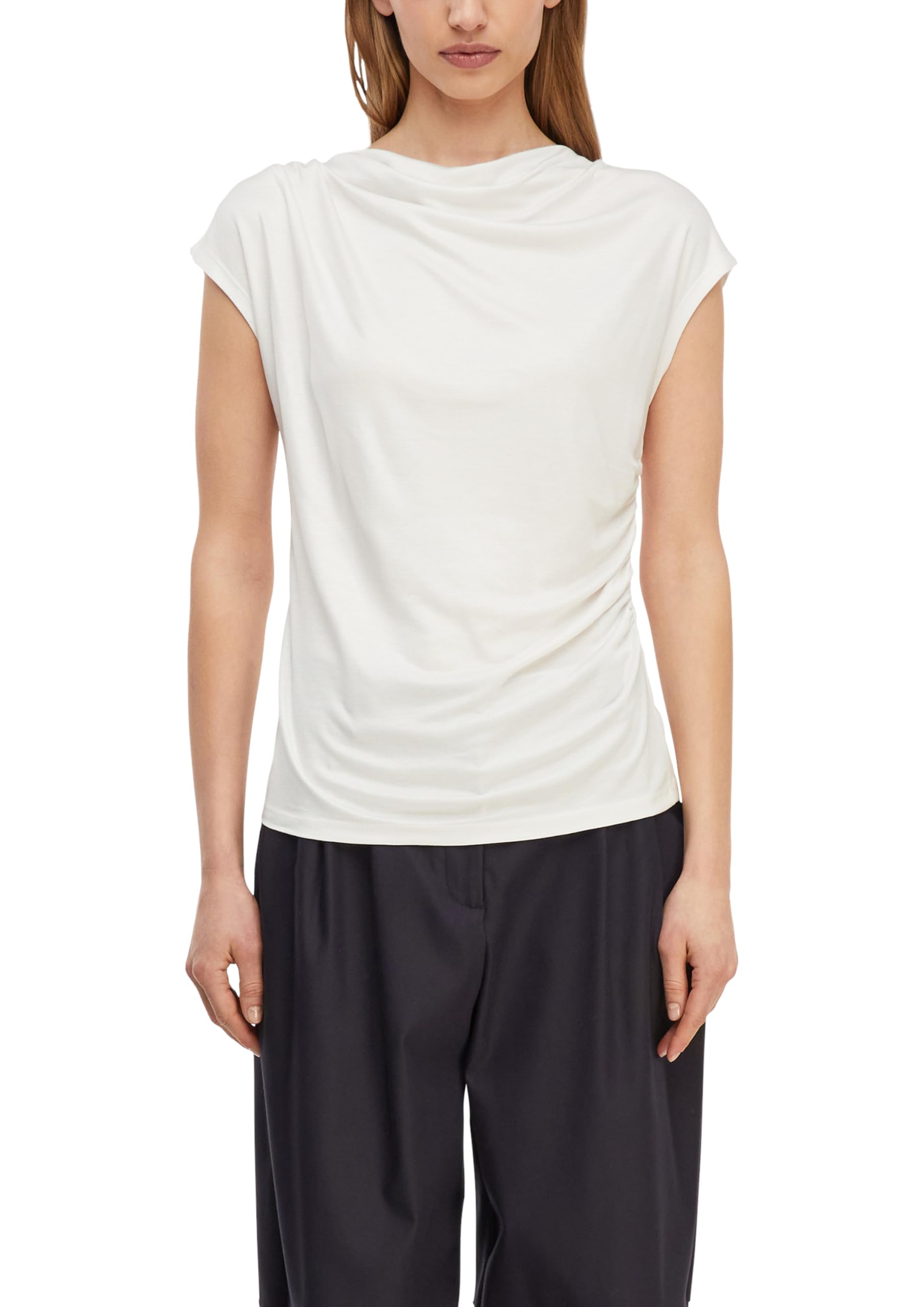 comma-2181541-t-shirt-top-gr-34-mit-drap image 1