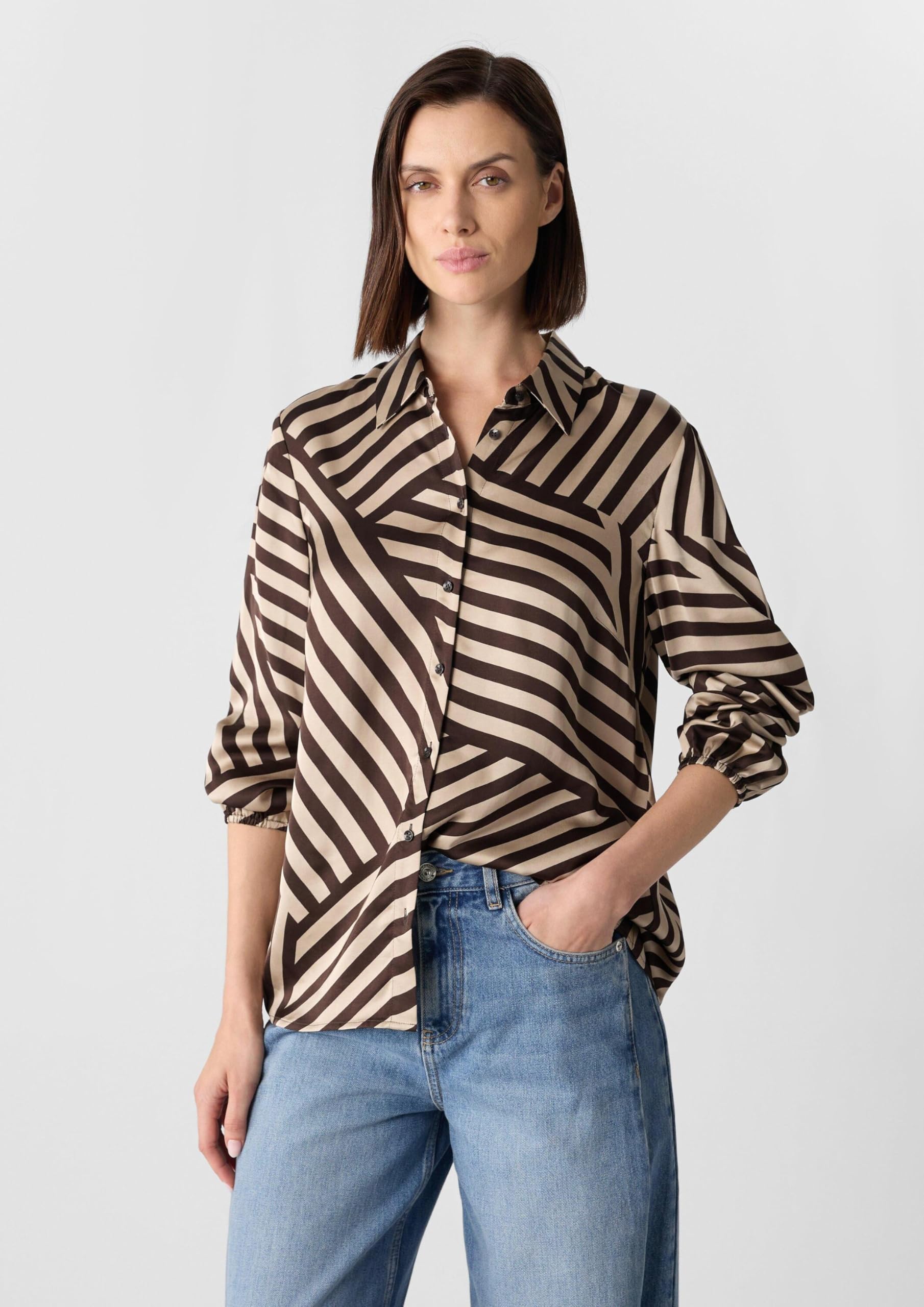 comma-2170986-bluse-damen-gr-46-satin-bedruckt image 3