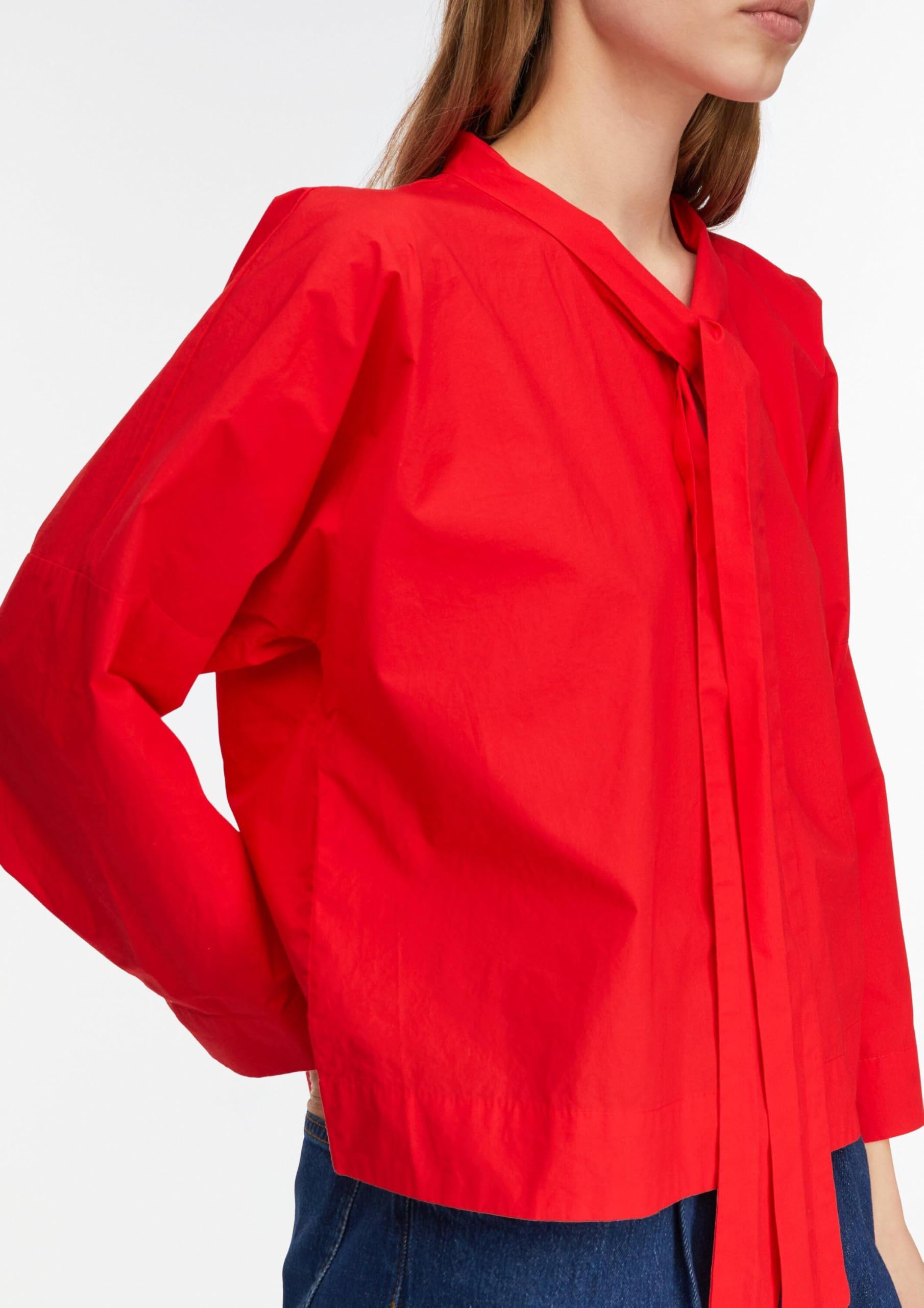 comma-bluse-damen-stehkragen-loose-fit-gr-36 image 3