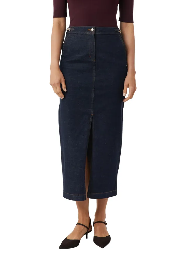 comma-skirts-jeans-rock-lang-denim-maxirock image 1