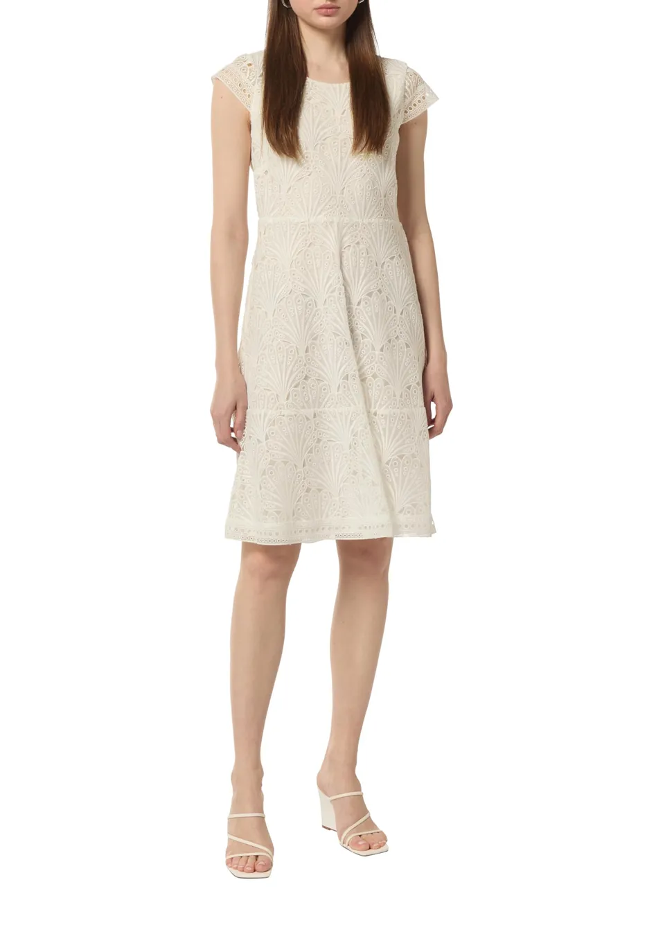 comma-kleid-2148533-lochstickerei-wei-gr-46-size image 1