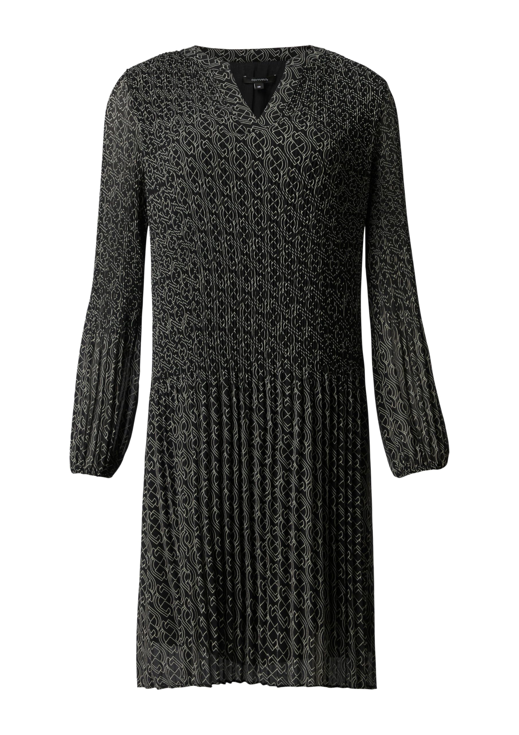 comma-dresses-chiffon-kleid-plissiert-gr-32-v-ausschnitt image 3