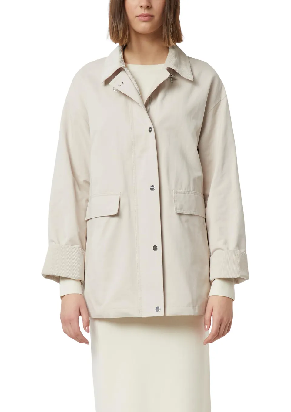 comma-jackets-outdoor-jacke-damen-beige-gr-e-38-oversize image 1