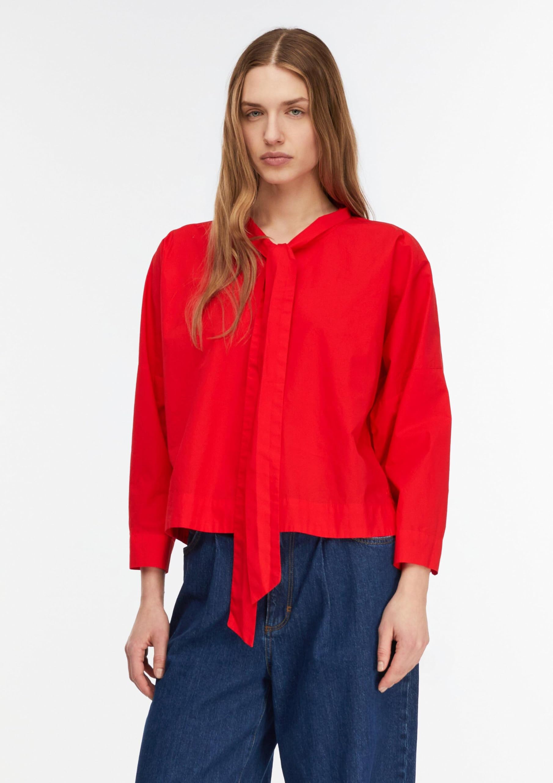 comma-bluse-damen-stehkragen-loose-fit-gr-36 image 6
