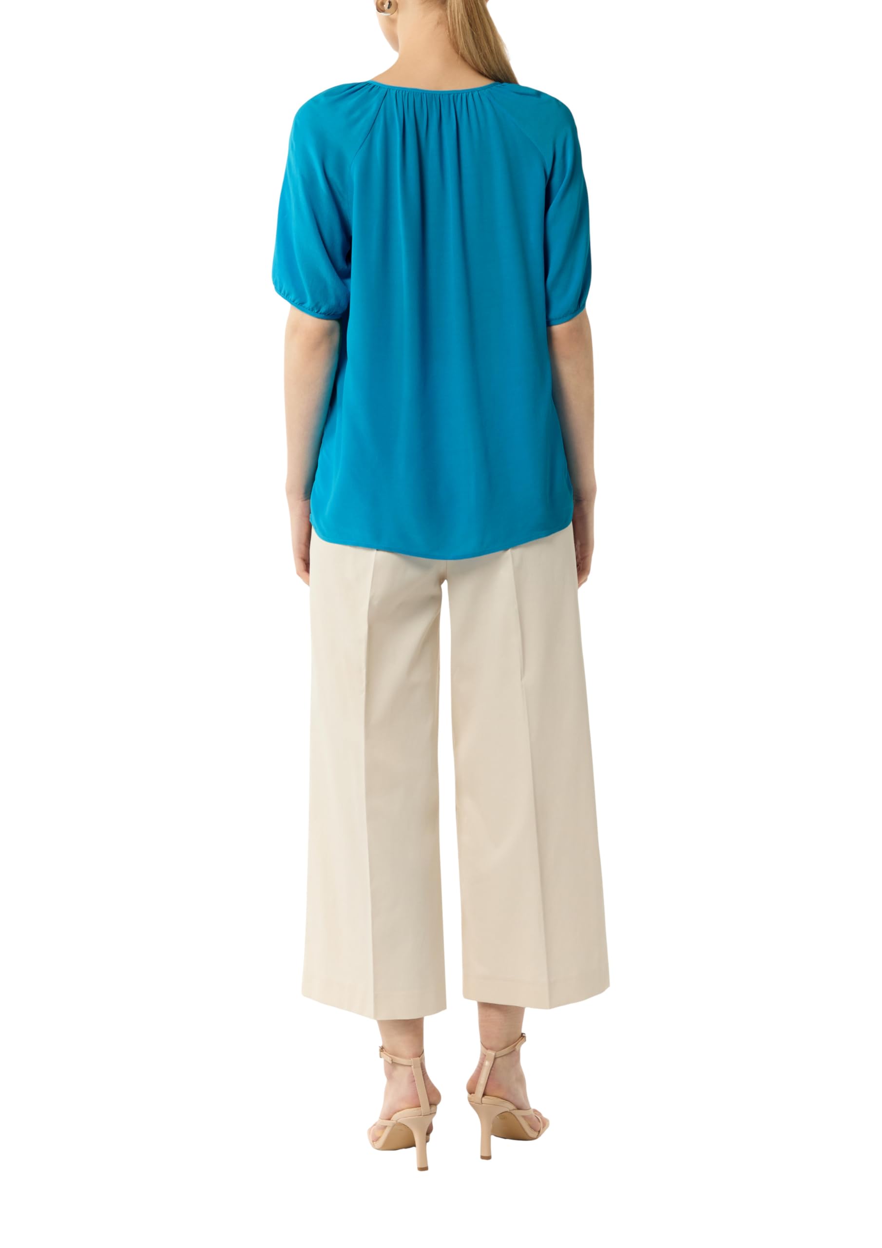 comma-cr-pe-bluse-volumin-se-rmel-blue-green-6264 image 2