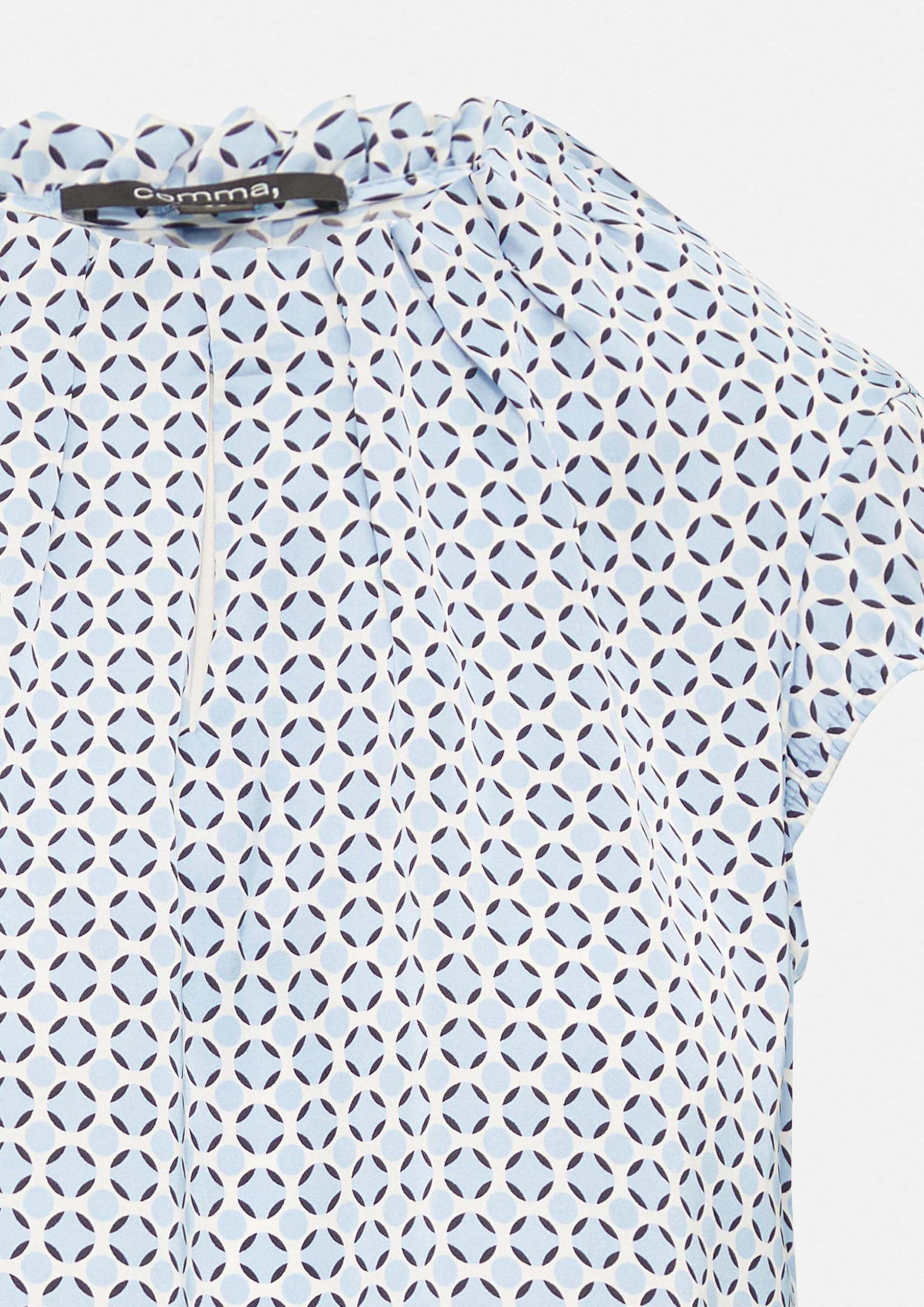 comma-longbluse-animalprint-t-shirt-schwarz image 6