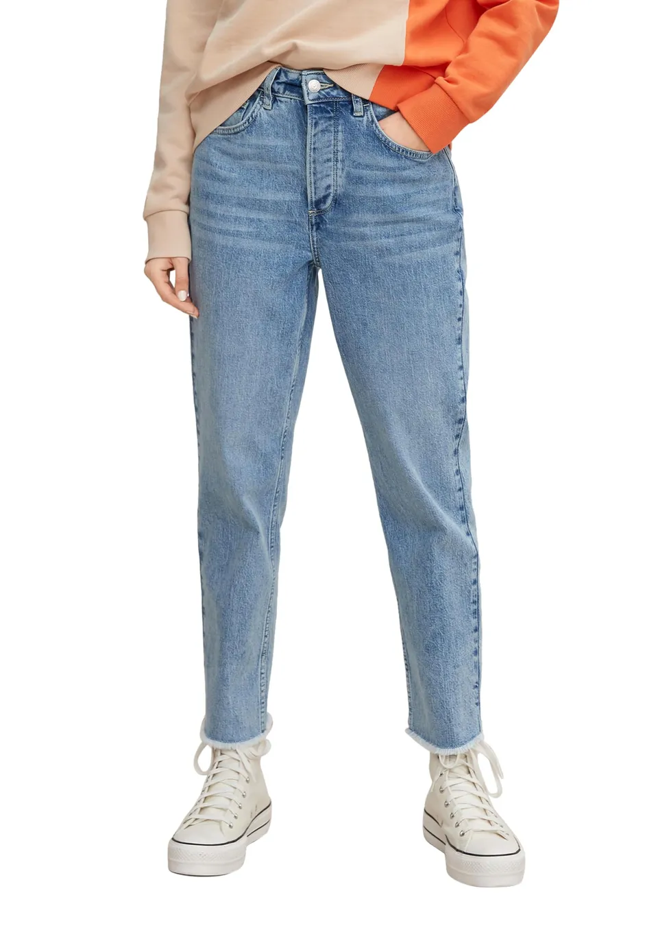 comma-ci-damen-freizeithose-ausgestelltes-bein image 1