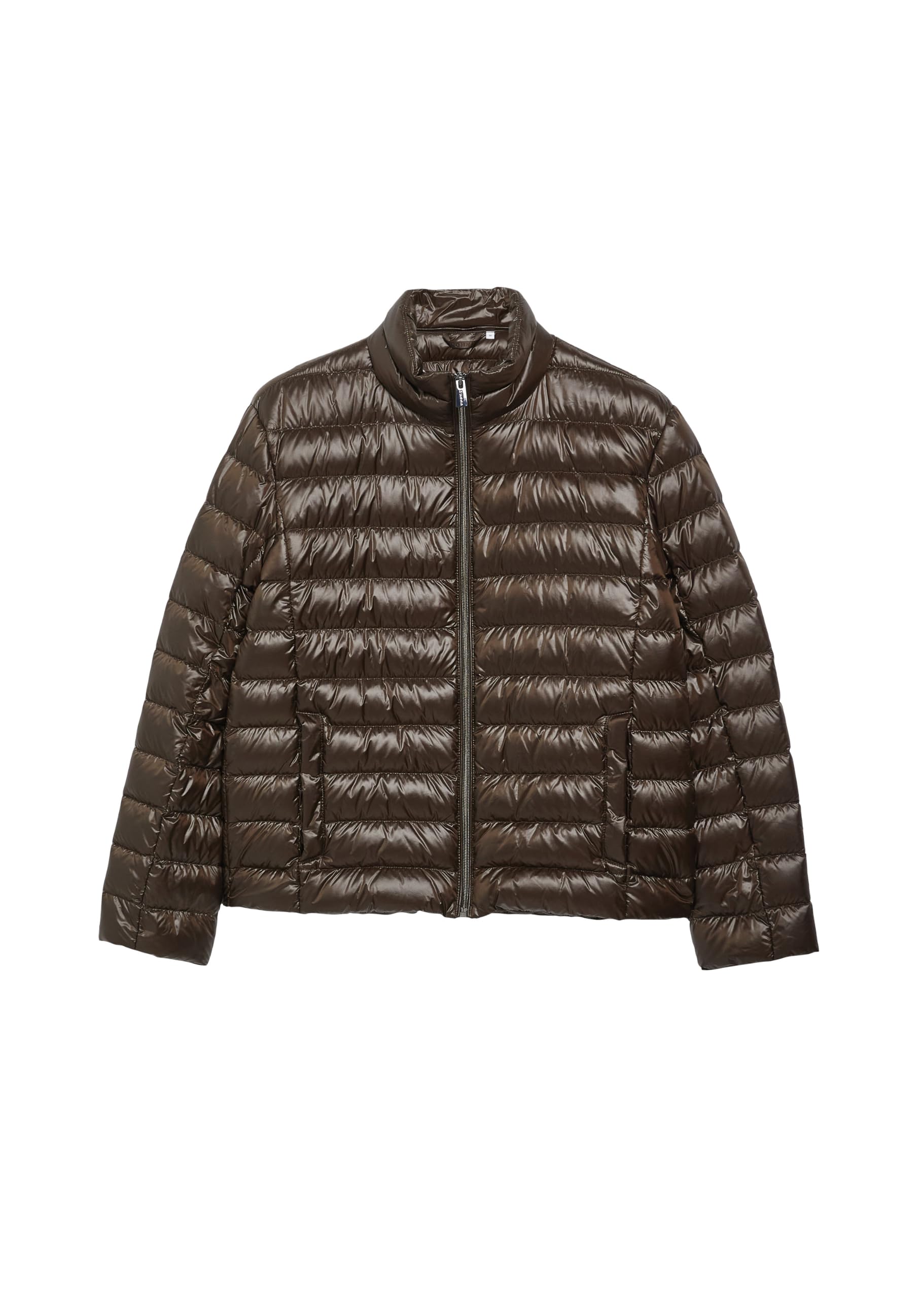 comma-outdoor-jacke-daunenjacke-hellbraun-regular-fit-stehkragen image 4