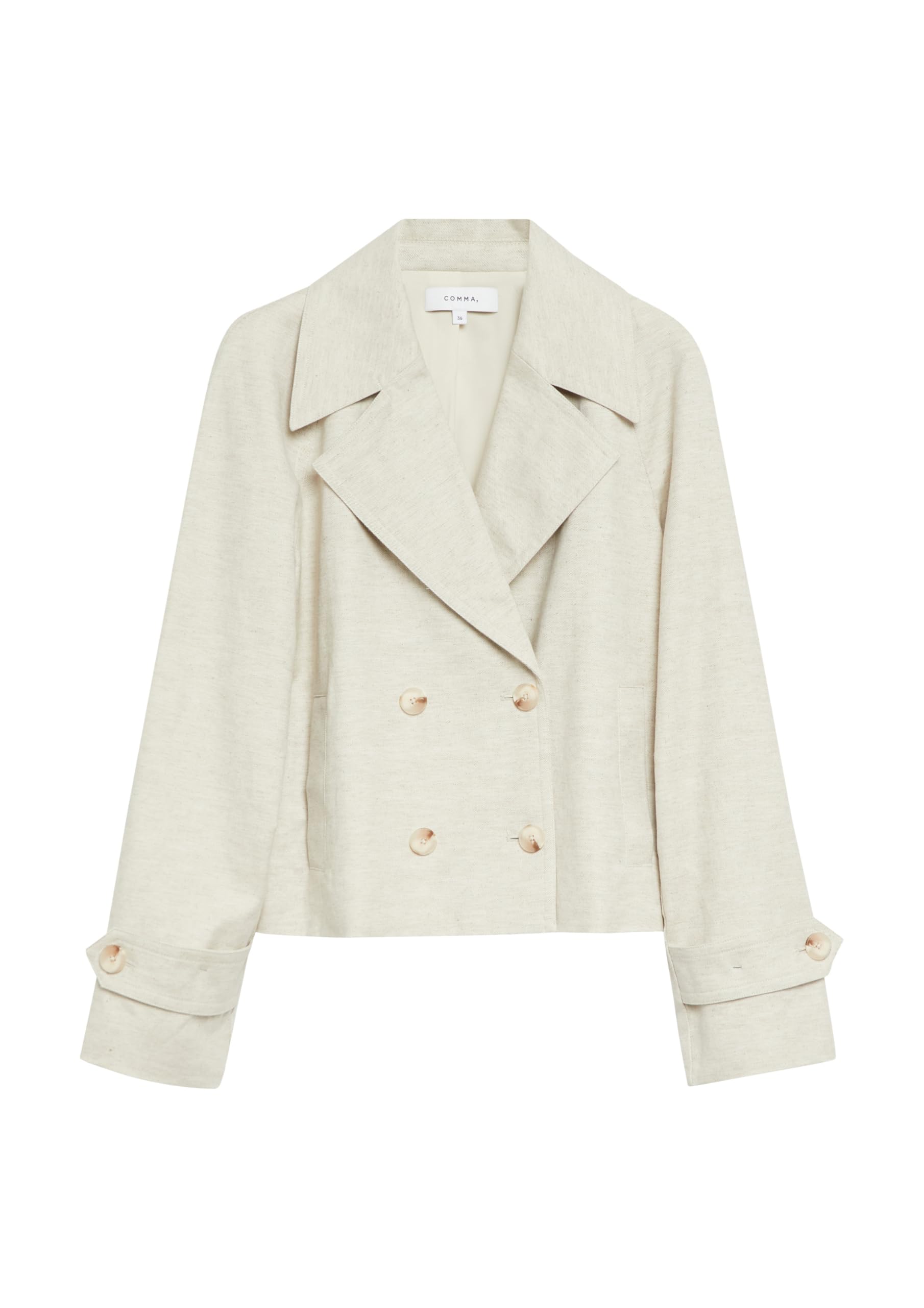 comma-indoor-jacke-boxy-fit-jacke-baumwoll-leinen-mix image 4