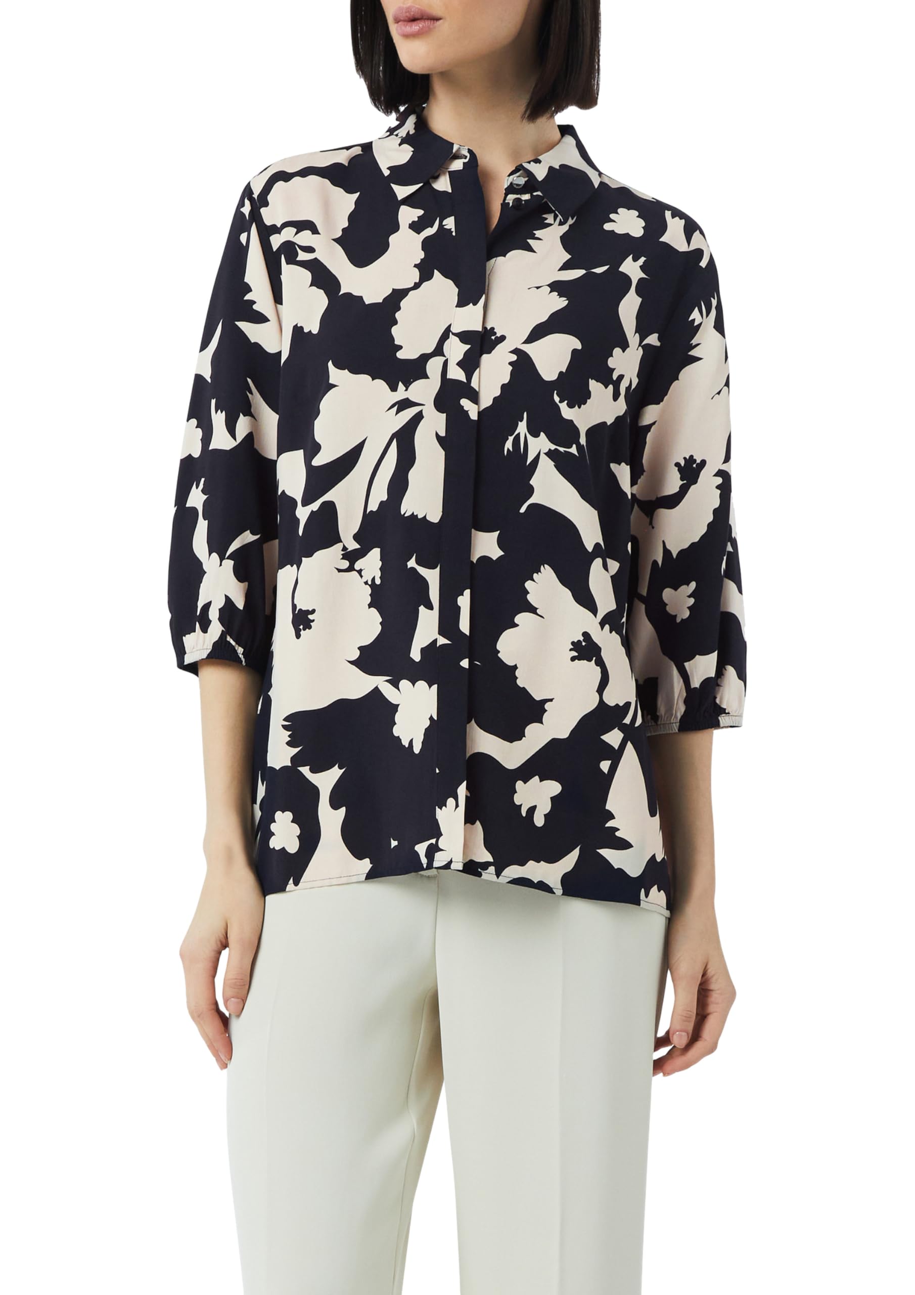 comma-bluse-2163901-3-4-arm-gr-e-38-blusenshirt image 1