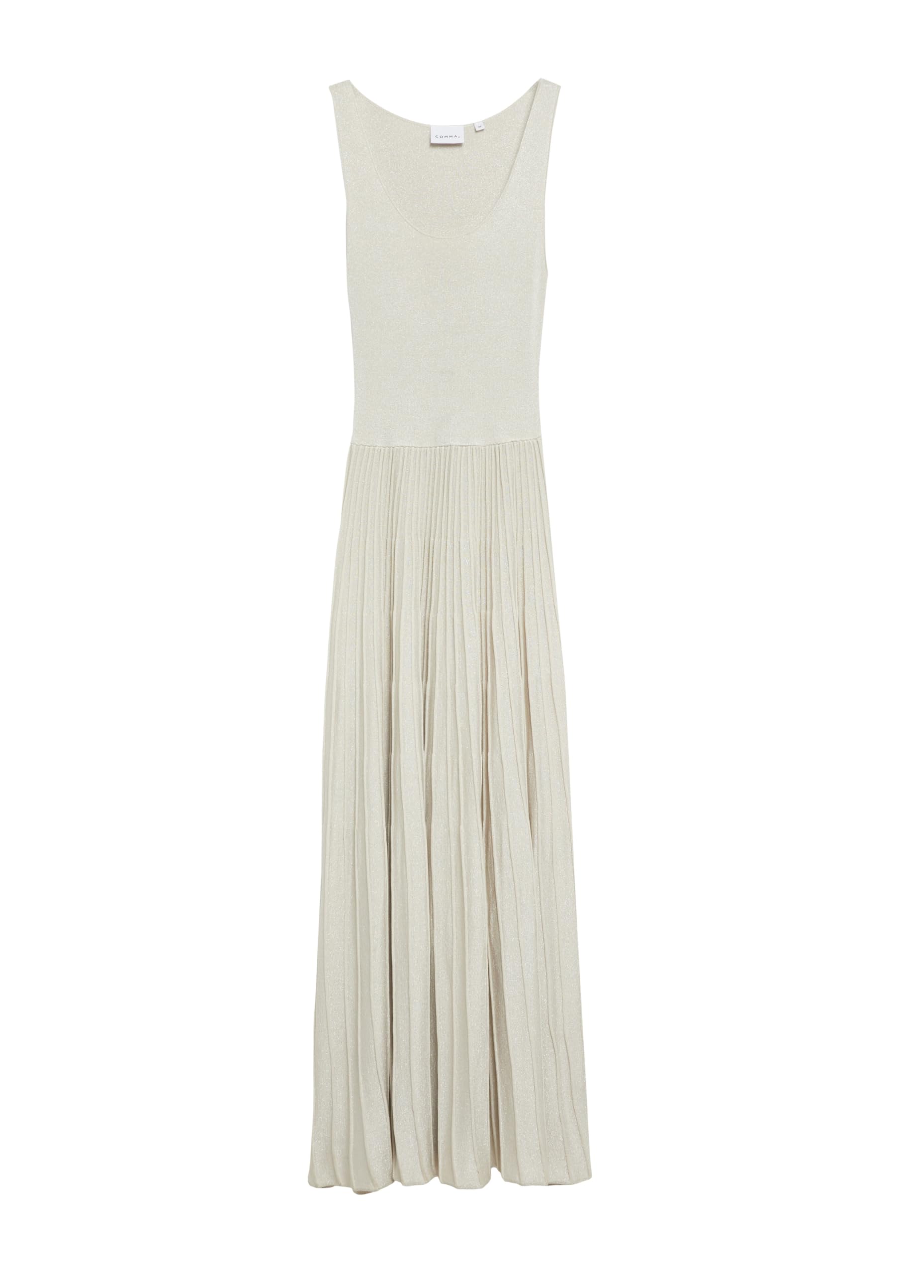 comma-dresses-strickkleid-gr-40-plisseerock-glitzergarn image 3