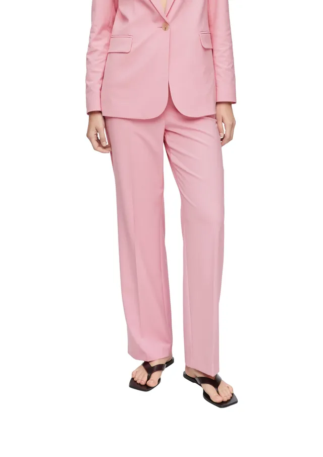comma-trousers-viskosemix-hose-32-straight-leg-mid-rise image 1