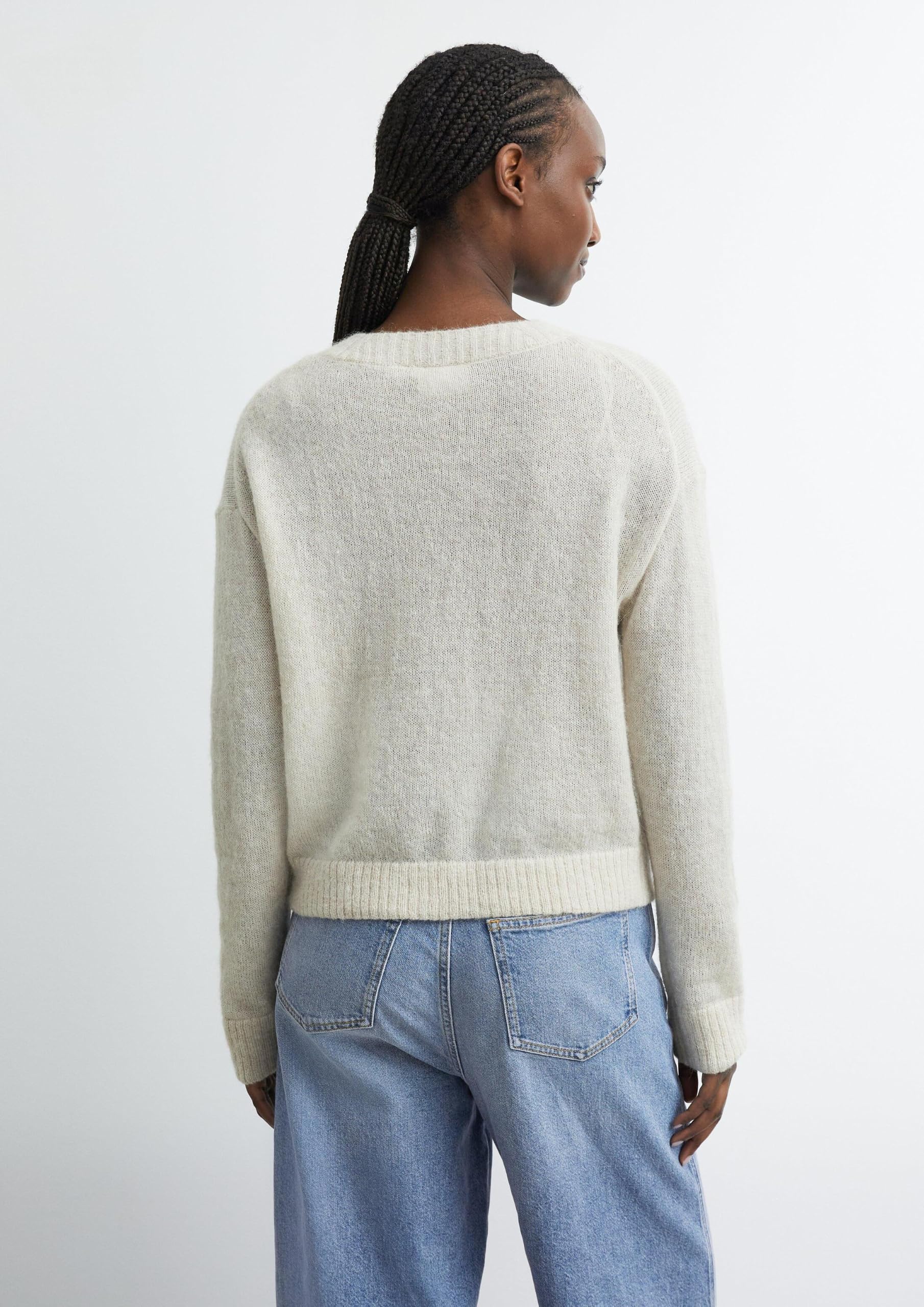 comma-jackets-strickjacke-alpaka-mix-rundhals-gr-e-34 image 7