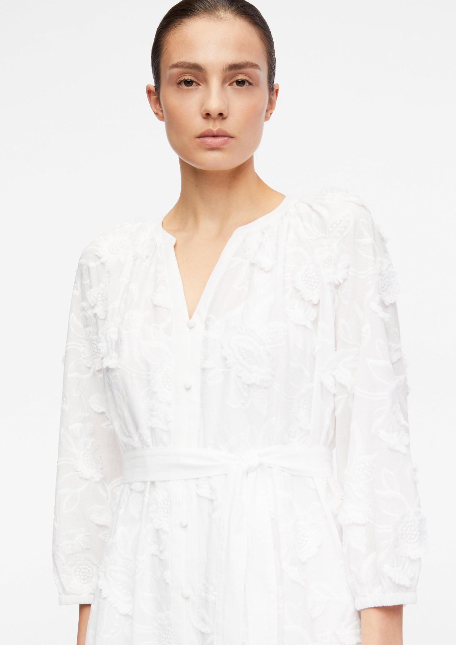 comma-dresses-midikleid-baumwoll-voile-gr-40-floral-fil-coup image 3