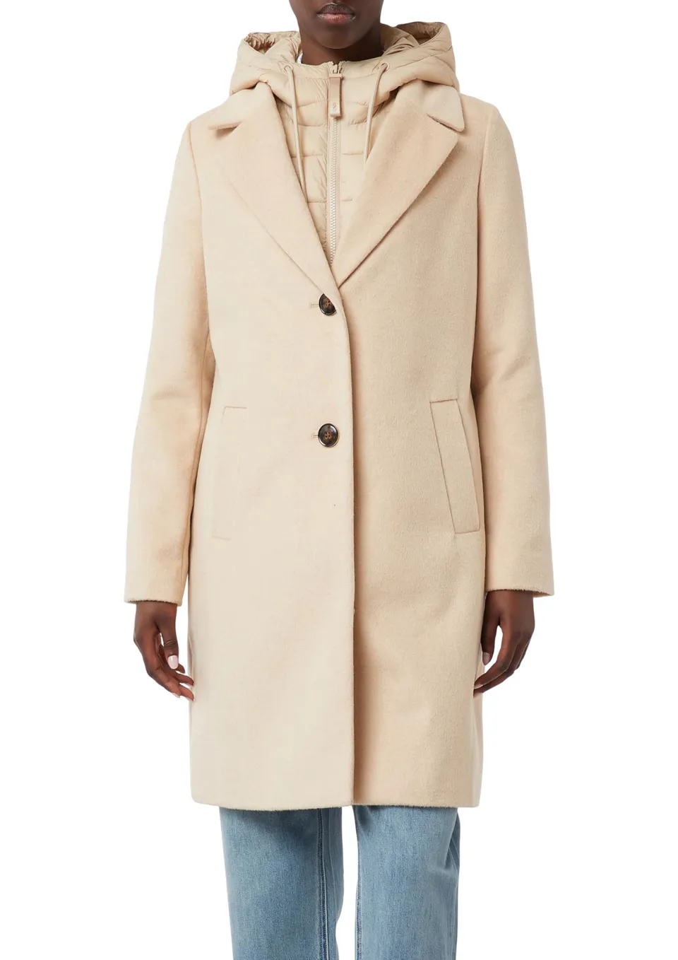 comma-coats-wollmixmantel-steppeinsatz-beige-gr-42 image 1