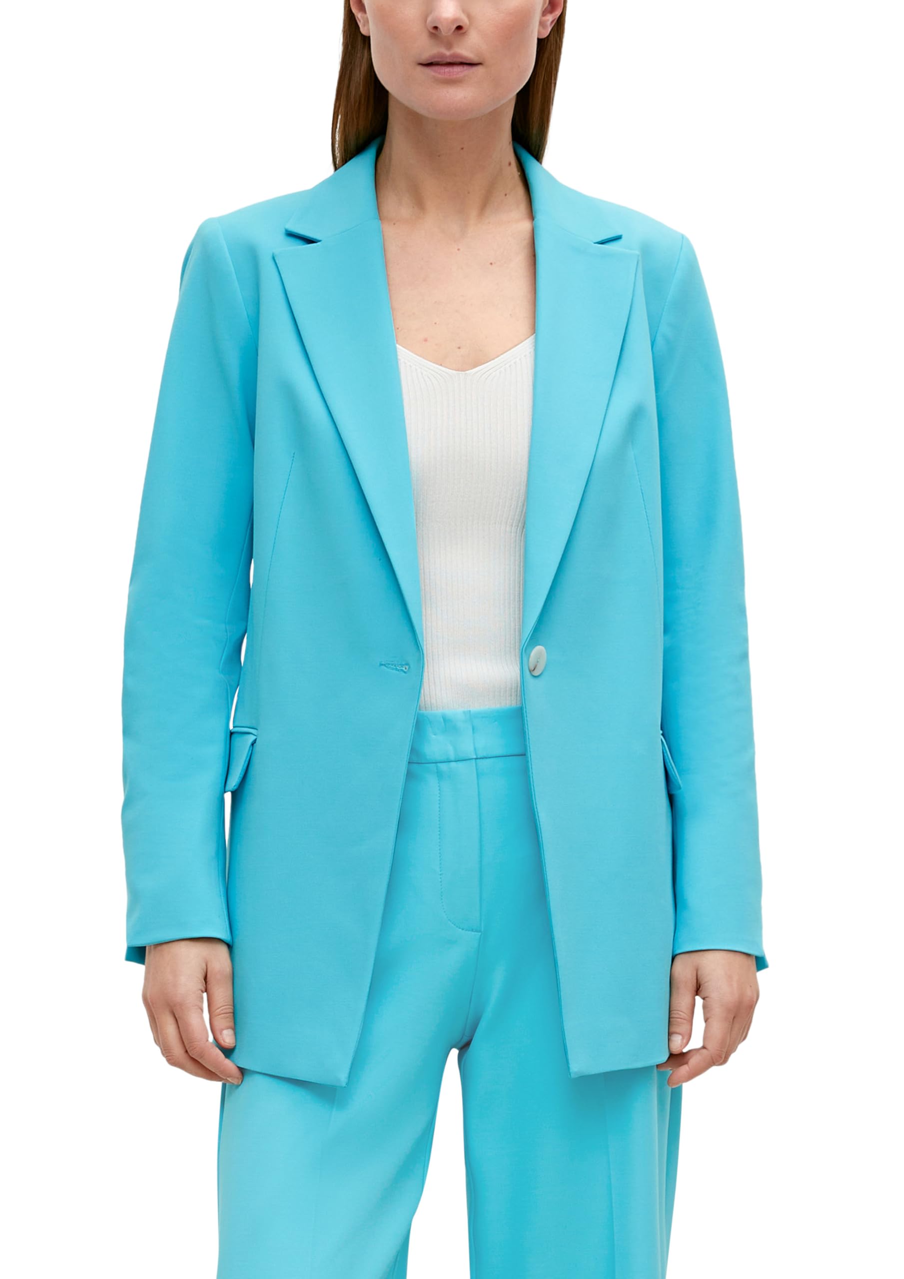 comma-blazer-aus-twill-creme-0700-gr-e-44 image 7