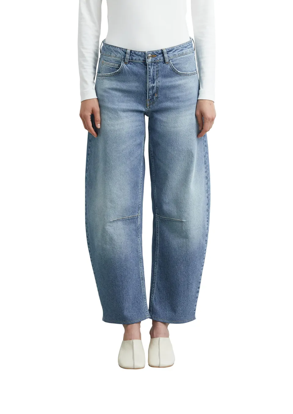 comma-jeans-barrel-leg-mid-rise-damen-gr-40 image 1
