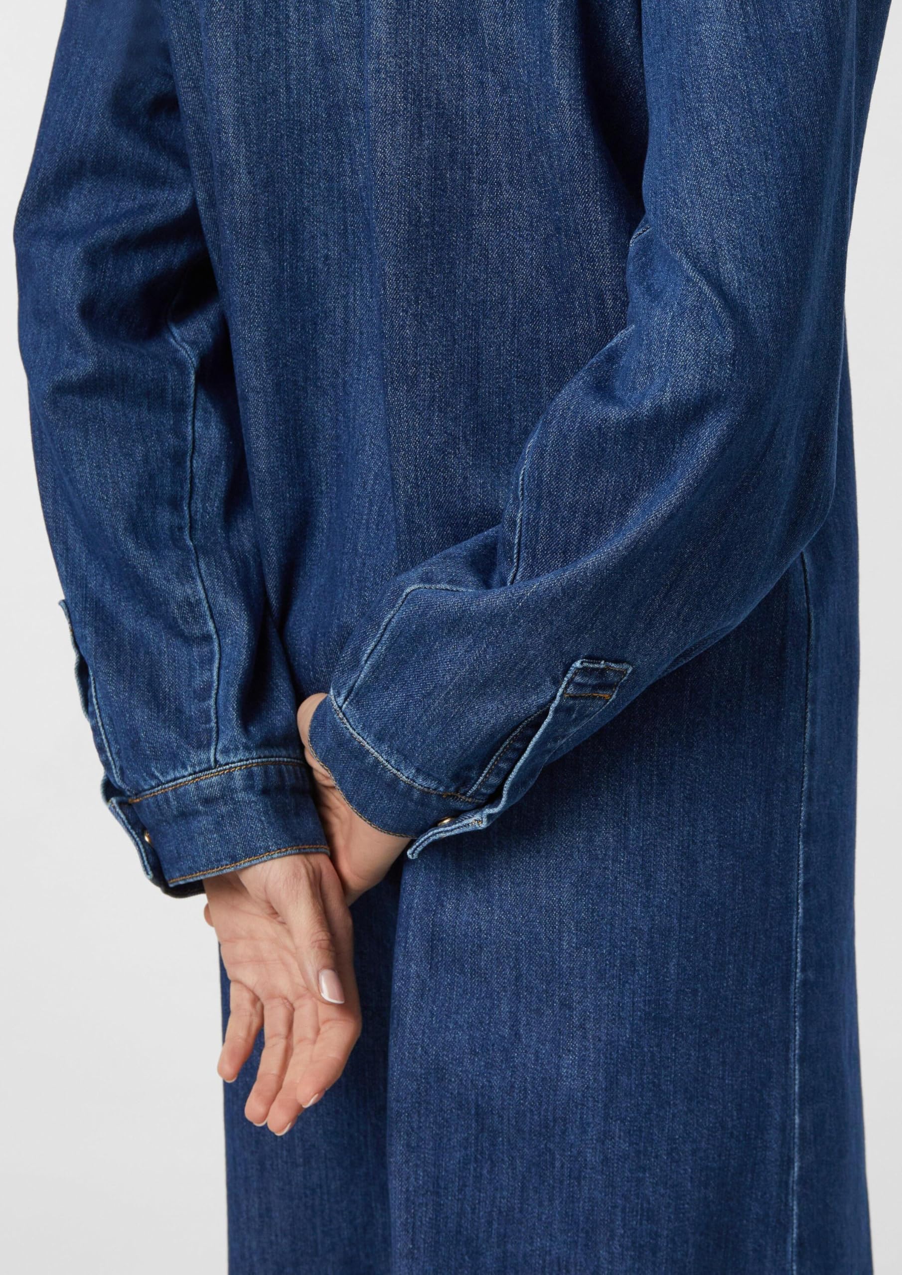 comma-kleid-damen-denim-hemdblusenkleid-gr-34 image 5
