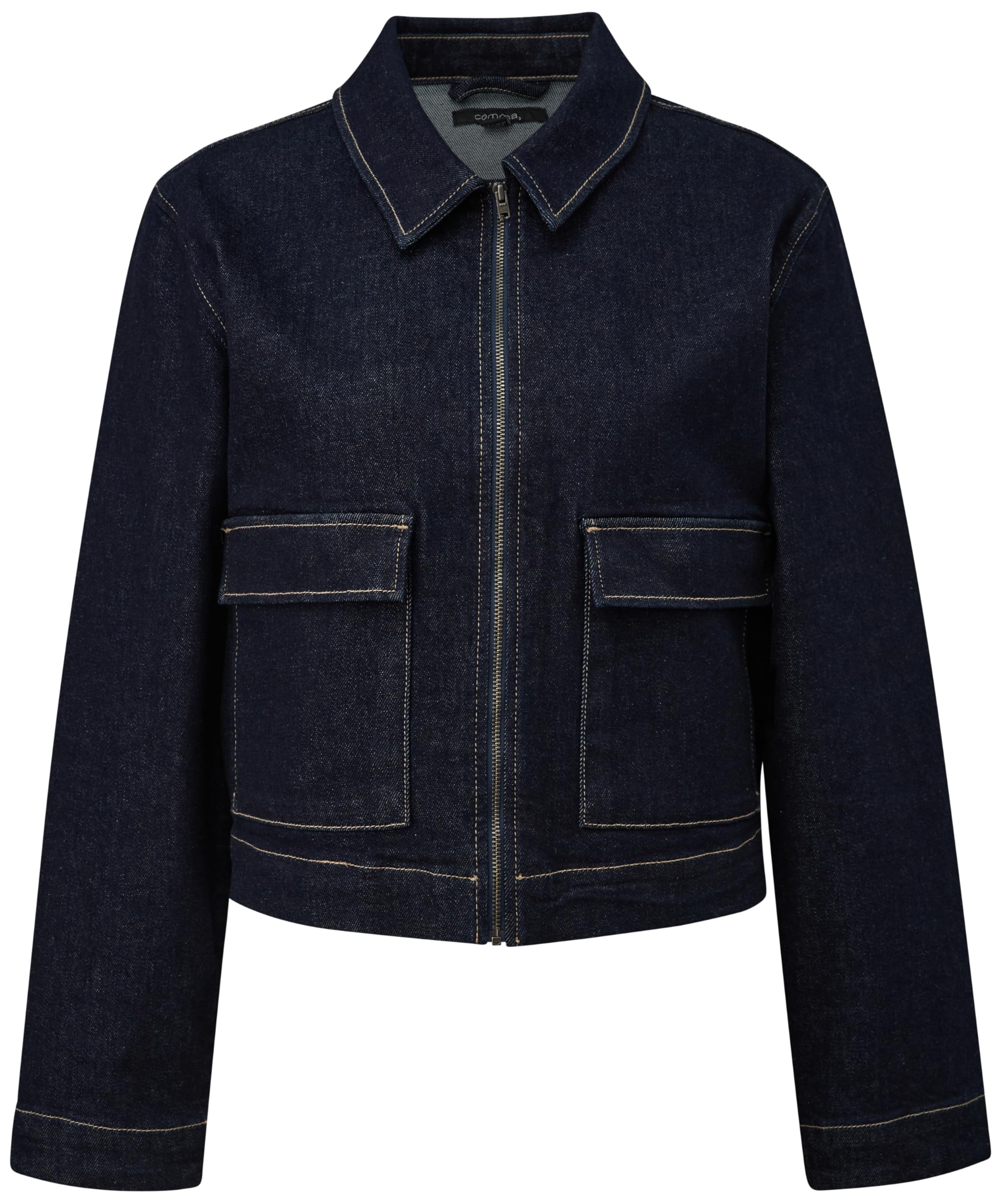 comma-jeans-jacke-damen-gr-42-blau image 1