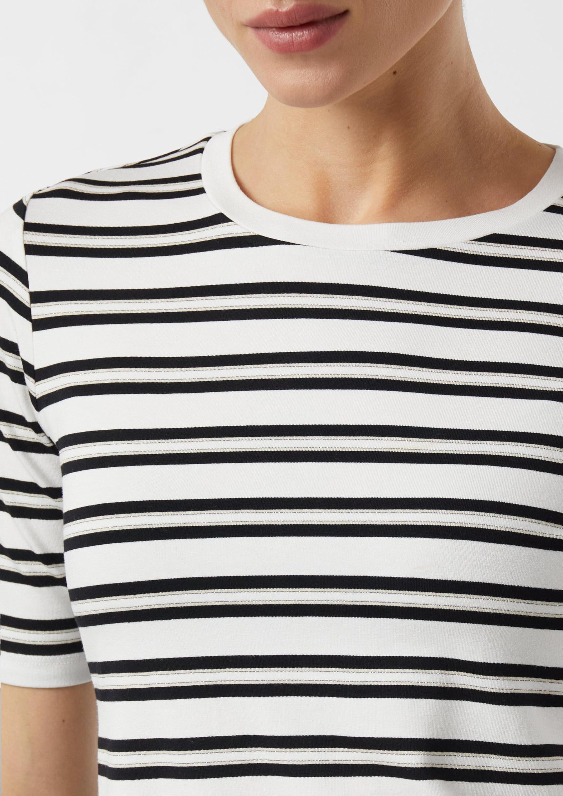 comma-t-shirt-damen-slim-fit-streifen-3-4-arm image 4